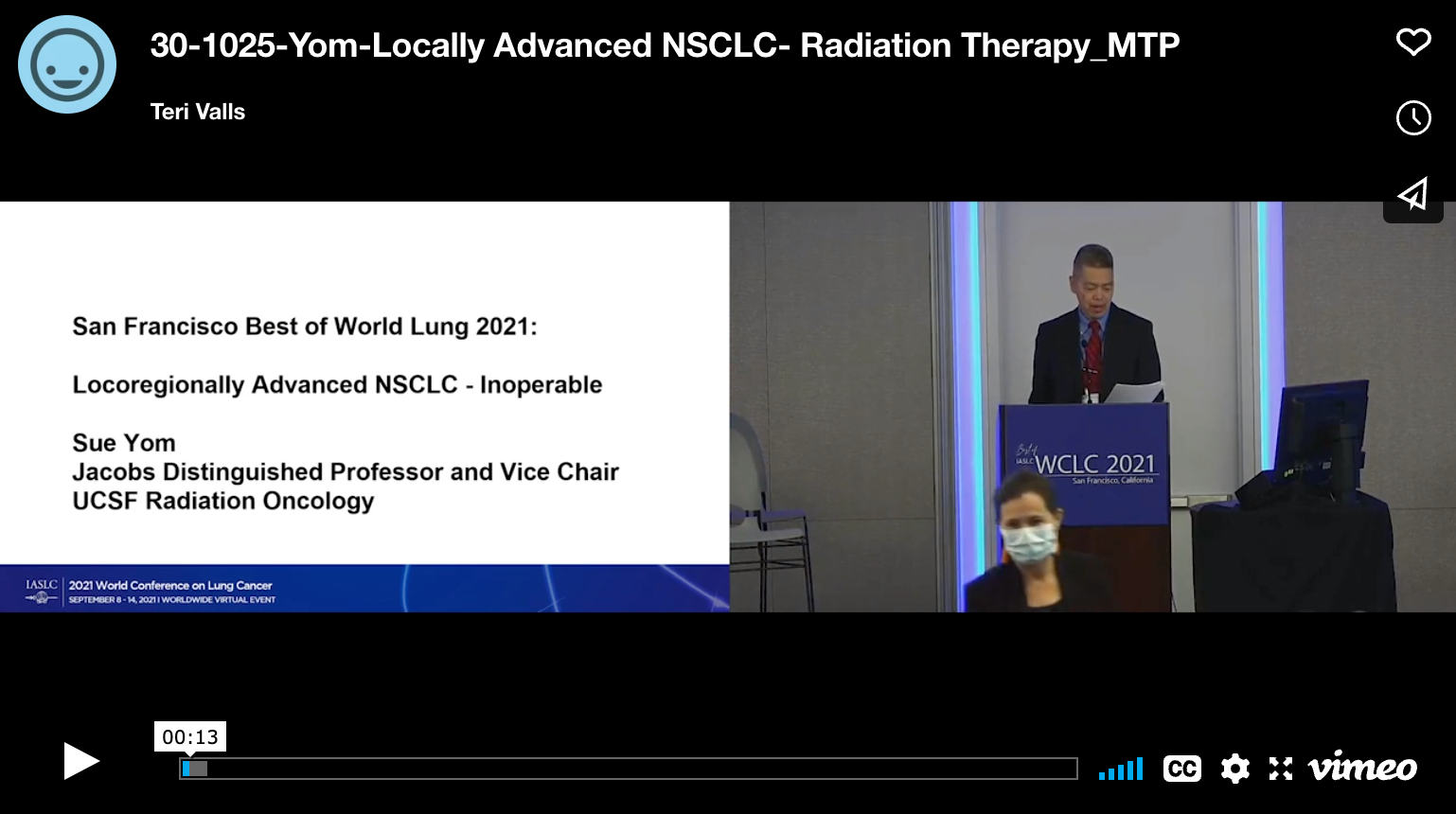 Locally Advanced NSCLC- Radiation Therapy