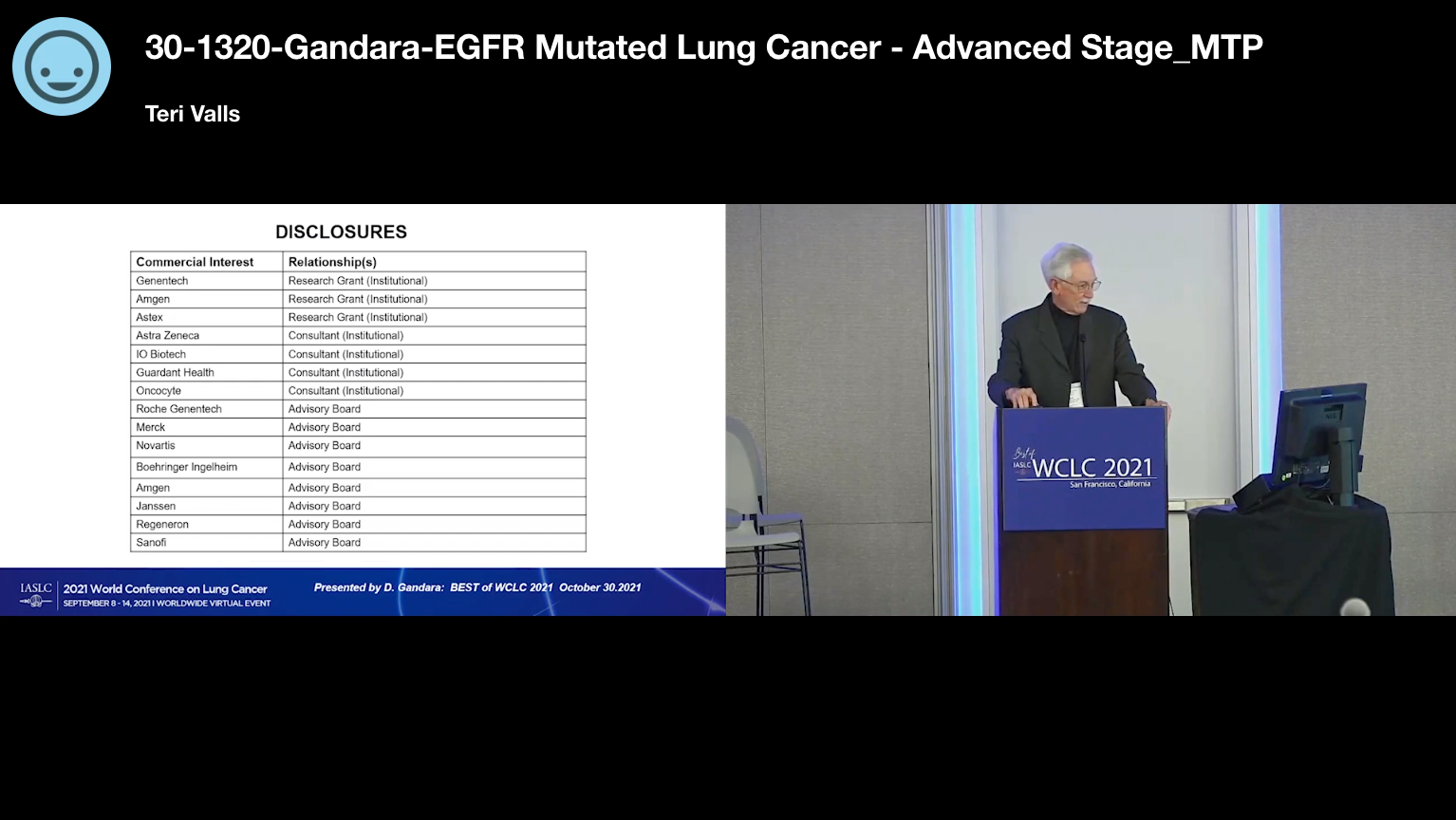 EGFR Mutated Lung Cancer - Advanced Stage