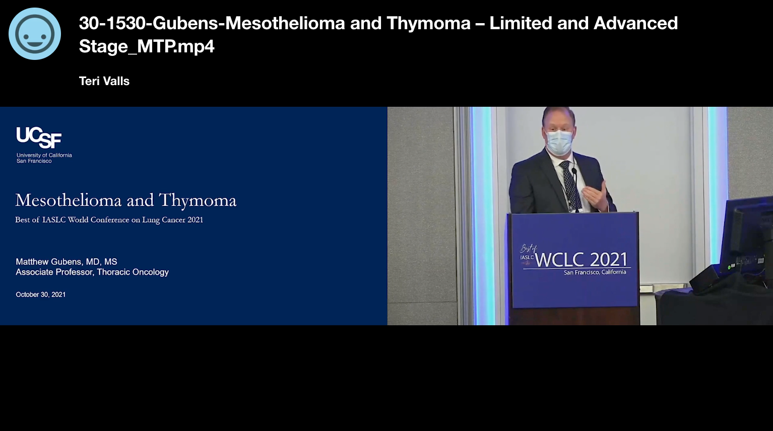 Mesothelioma and Thymoma – Limited and Advanced Stage