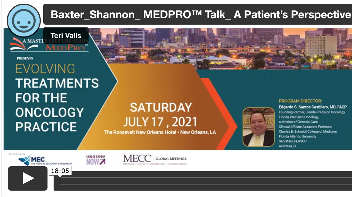 MEDPRO™ Talk - A Patient’s Perspective