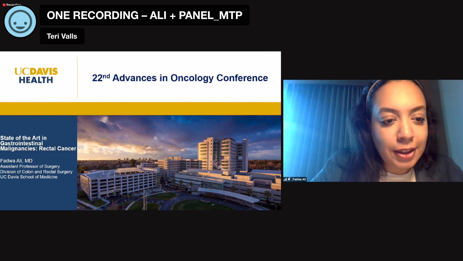 State of the Art in Gastrointestinal Cancers + Panel Discussion