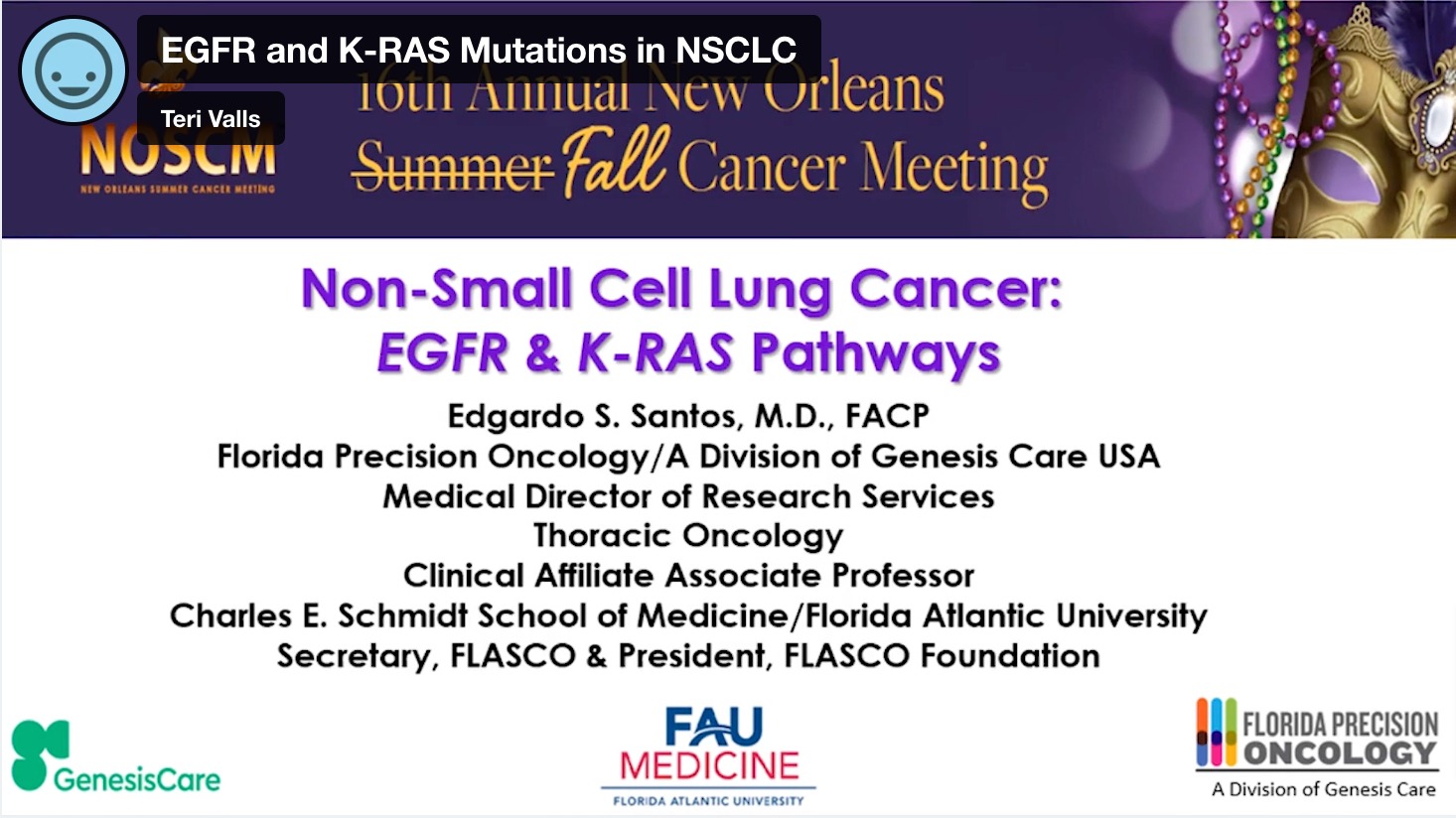 EGFR and K-RAS Mutations in NSCLC