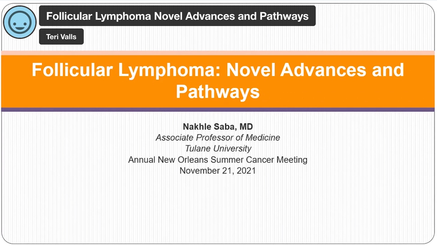 Follicular Lymphoma: Novel Advances and Pathways