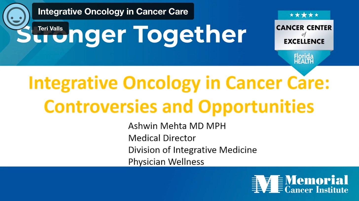 Integrative Oncology in Cancer Care