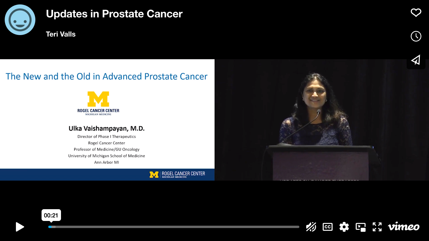 Updates in Prostate Cancer