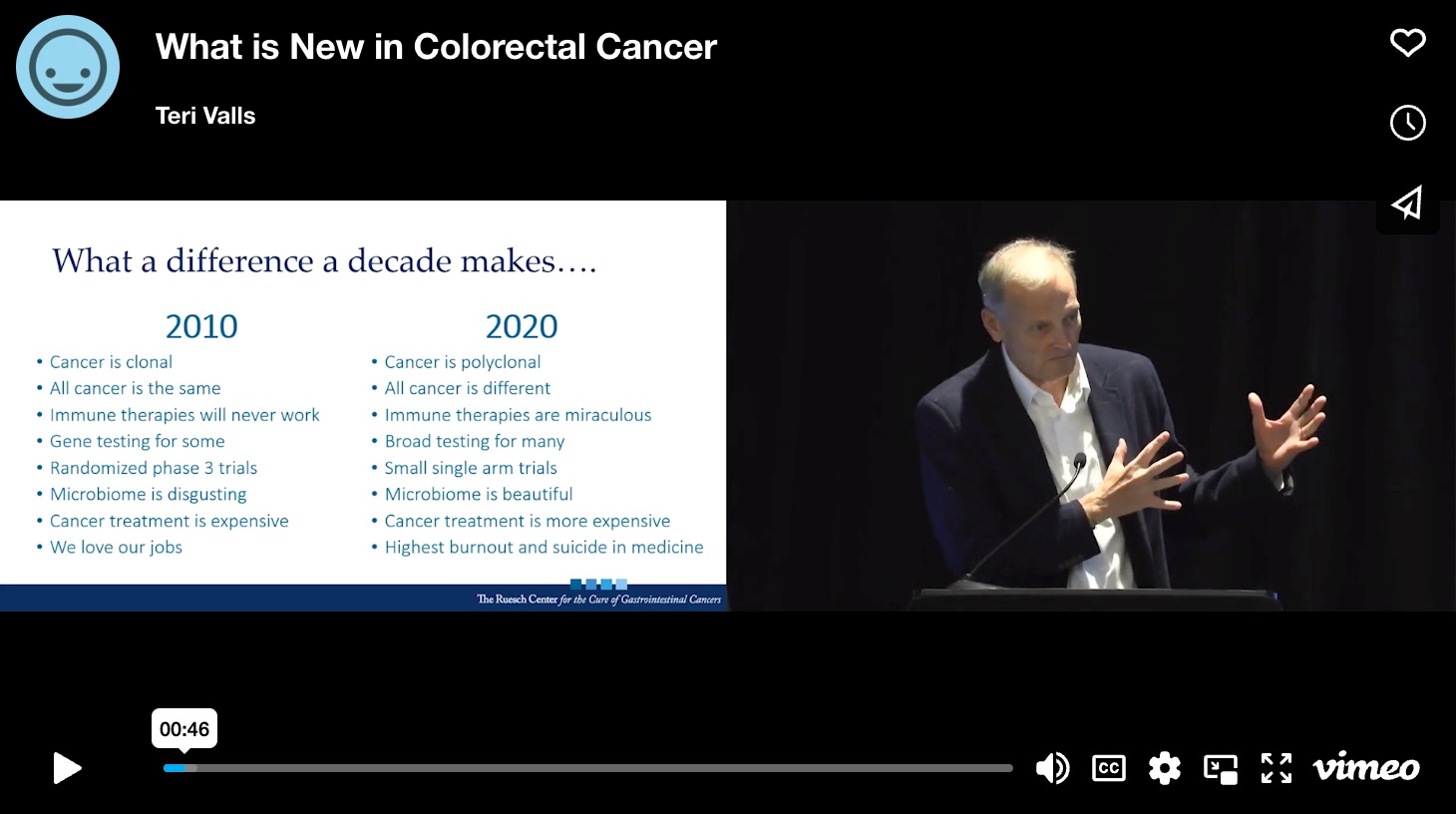 What is New in Colorectal Cancer