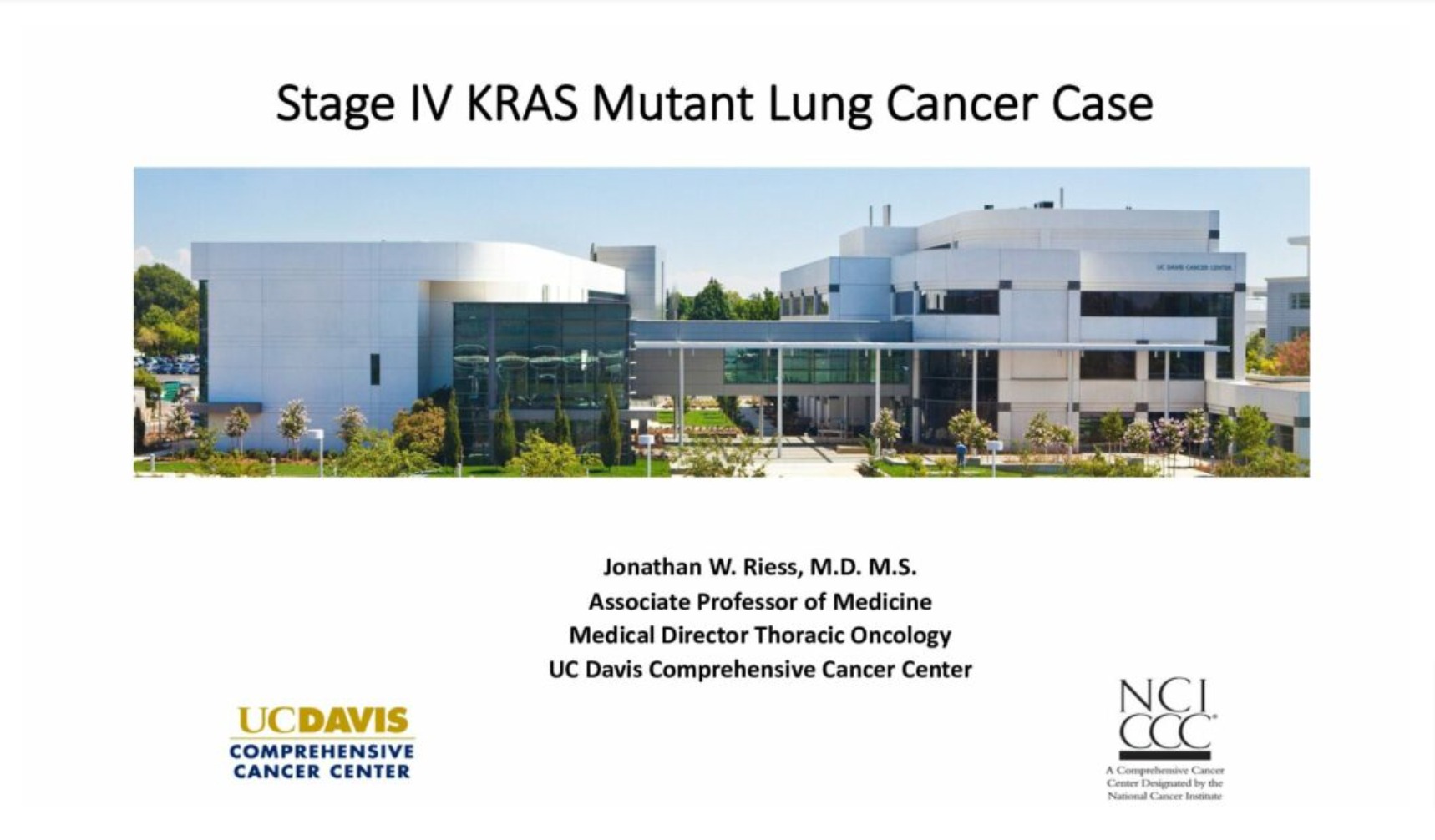 Stage IV KRAS Mutant Lung Cancer Case