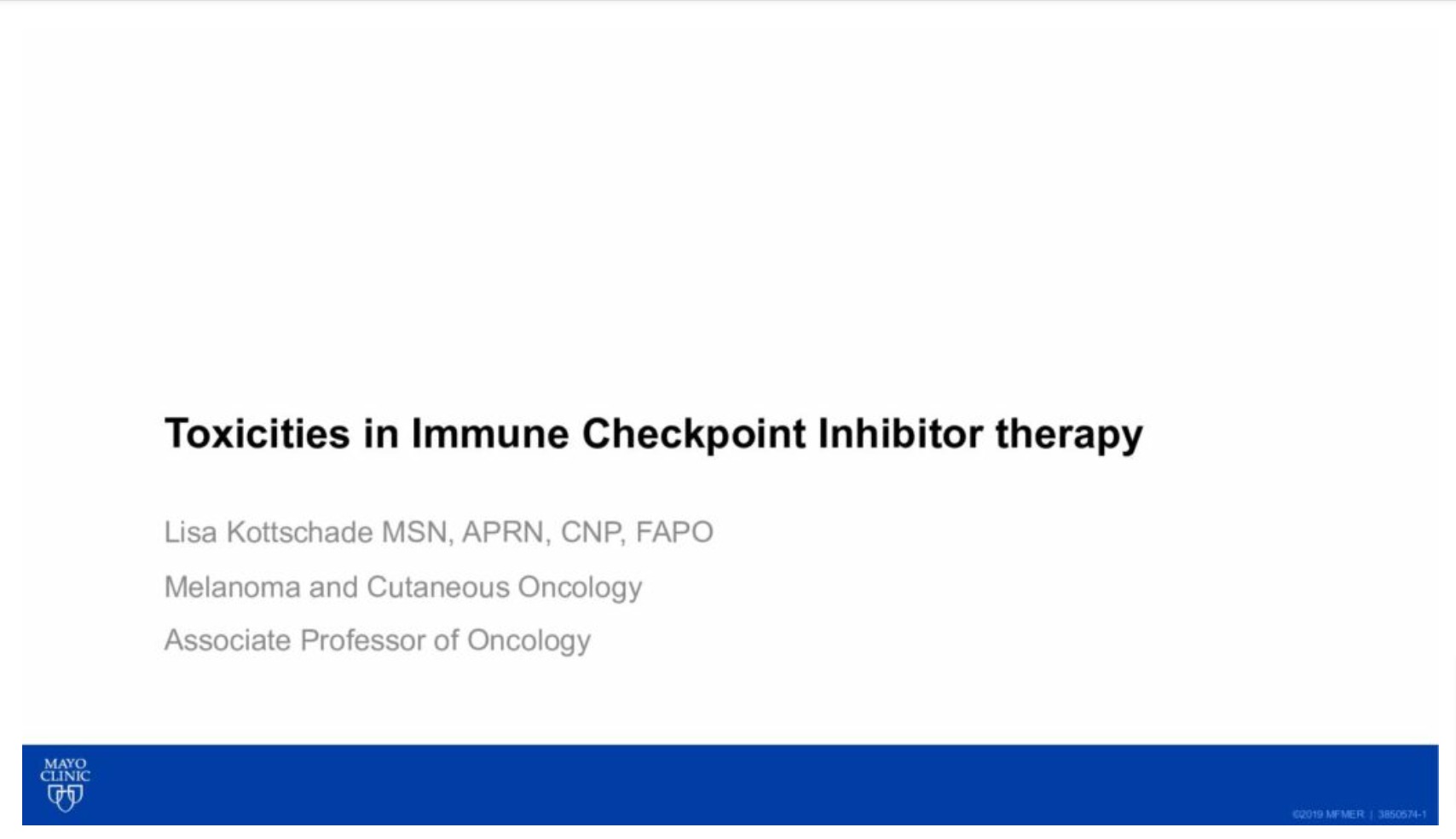 Toxicities in Immunotherapy