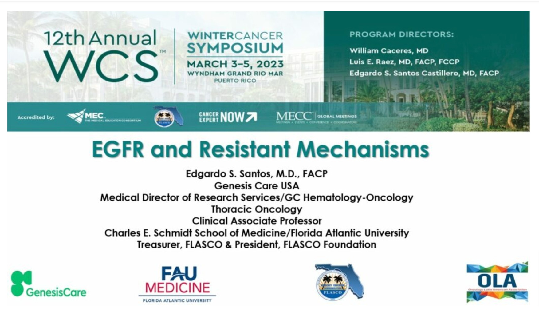 EGFR and Resistant Mechanisms