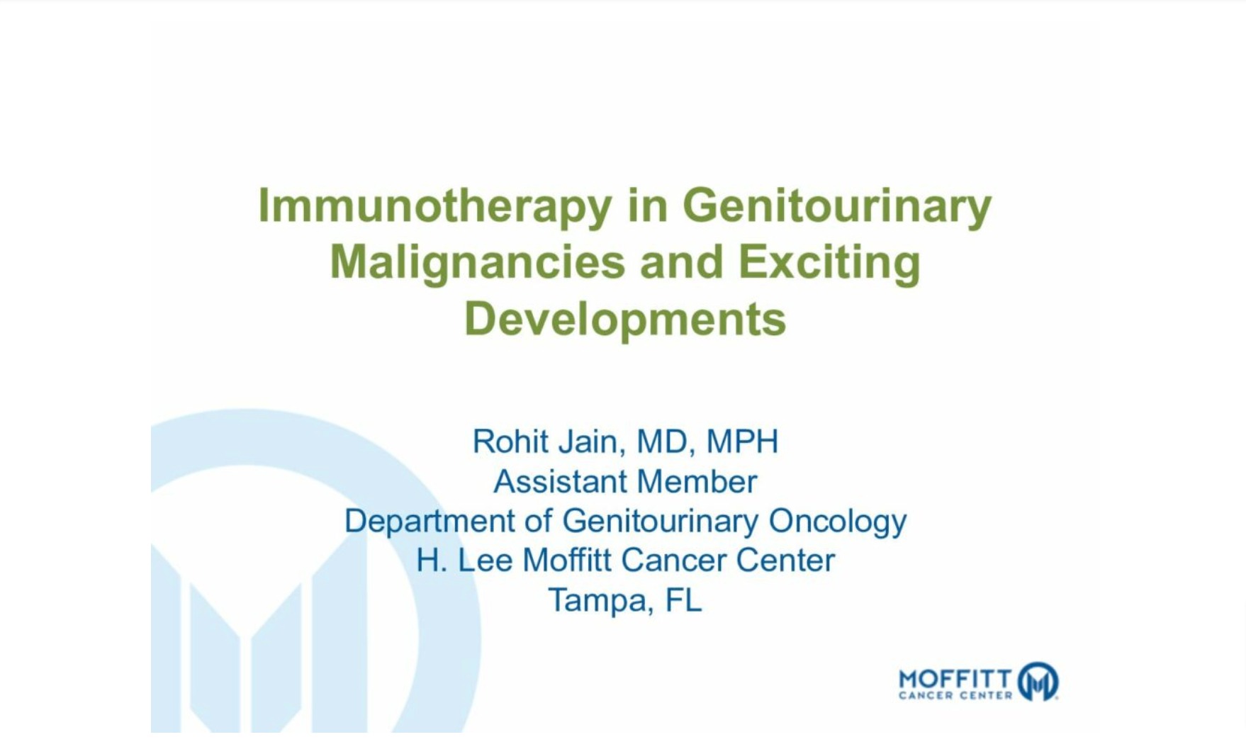 Immunotherapy for GU Malignancies and Exciting Developments