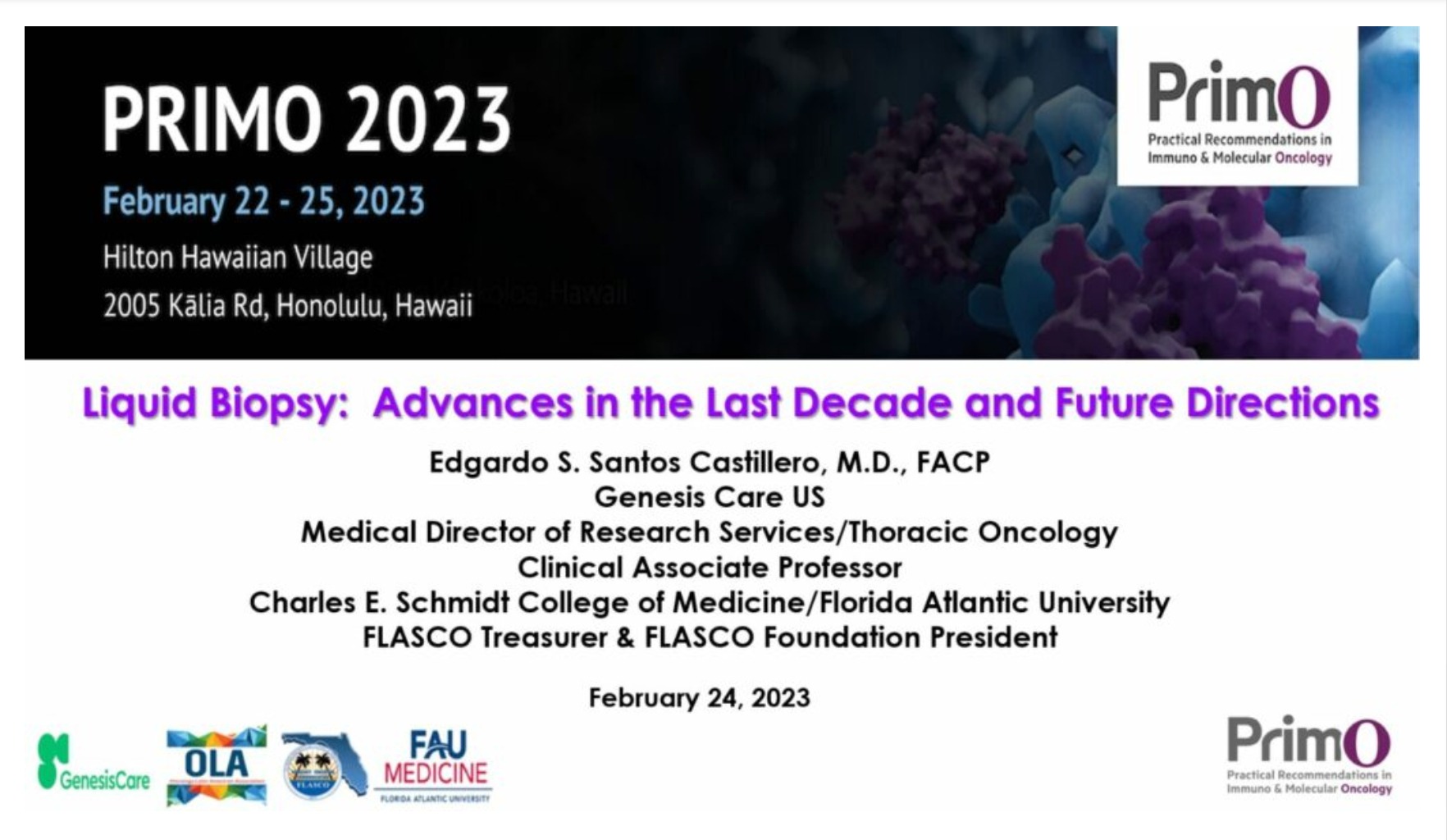 Liquid Biopsy: Advances in the Last Decade and Future Directions