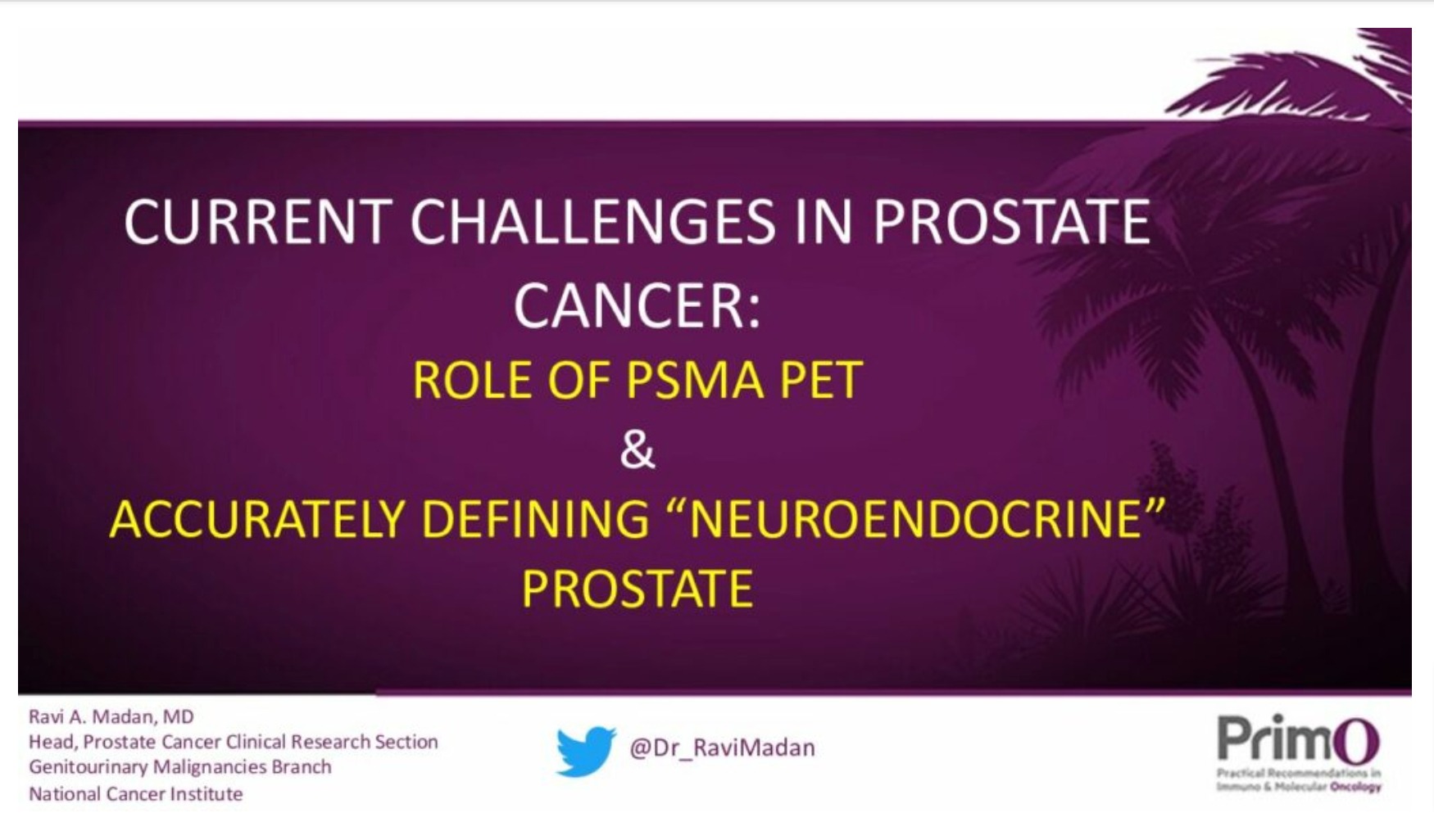 Prostate Cancer: Role of PSMA PET and Accurately Defining “Neuroendocrine” Prostate