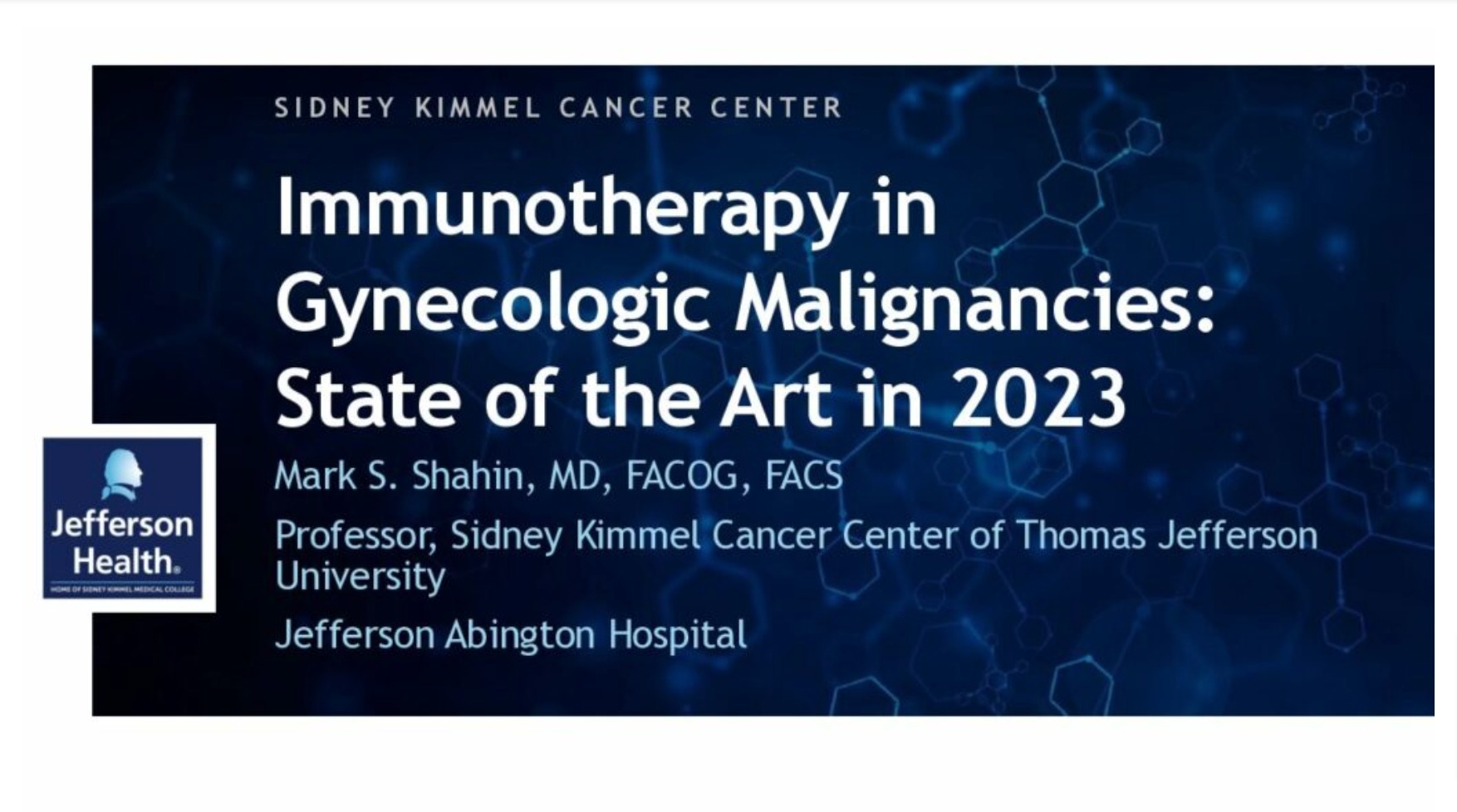 Immunotherapy for GYO Malignancies: Is There Still Time for Progress?