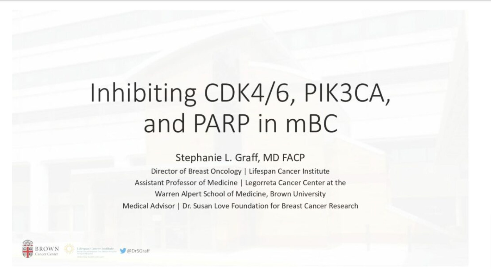 CDK4/6, PIK3CA & PARP Inhibitors in MBCA