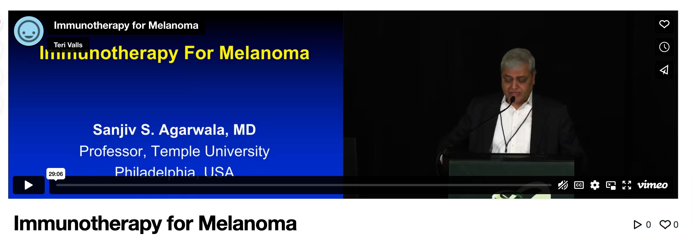 Immunotherapy for Melanoma