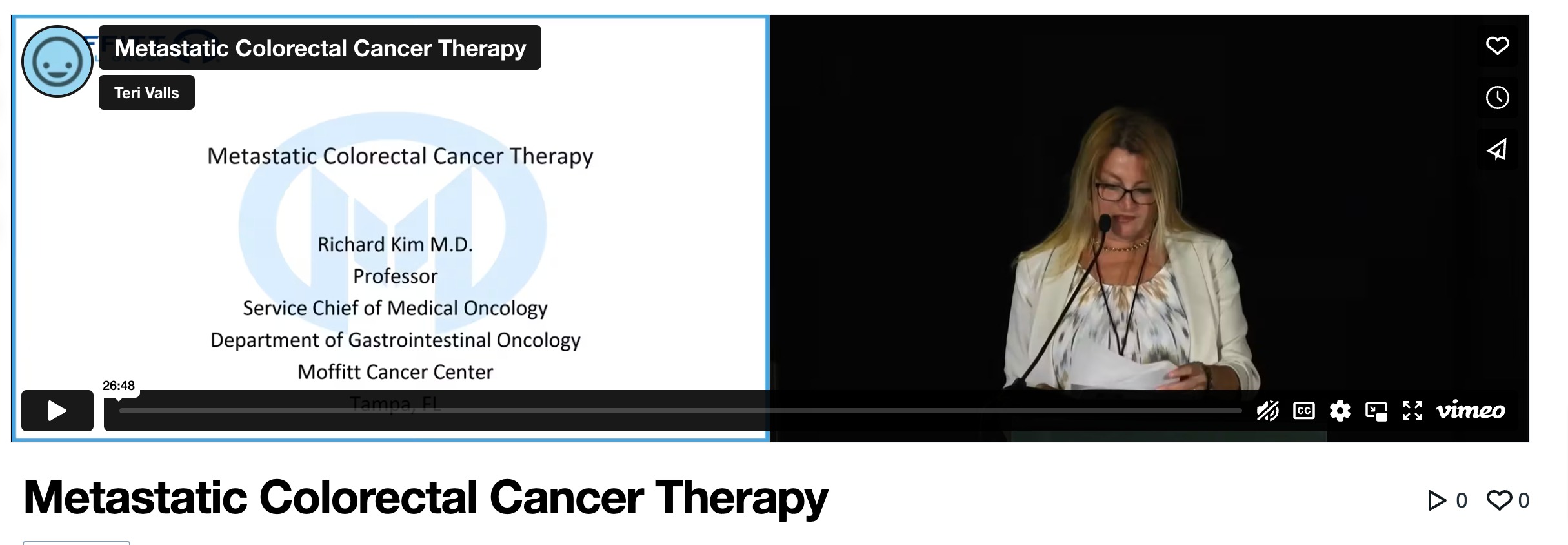 Metastatic Colorectal Cancer Therapy