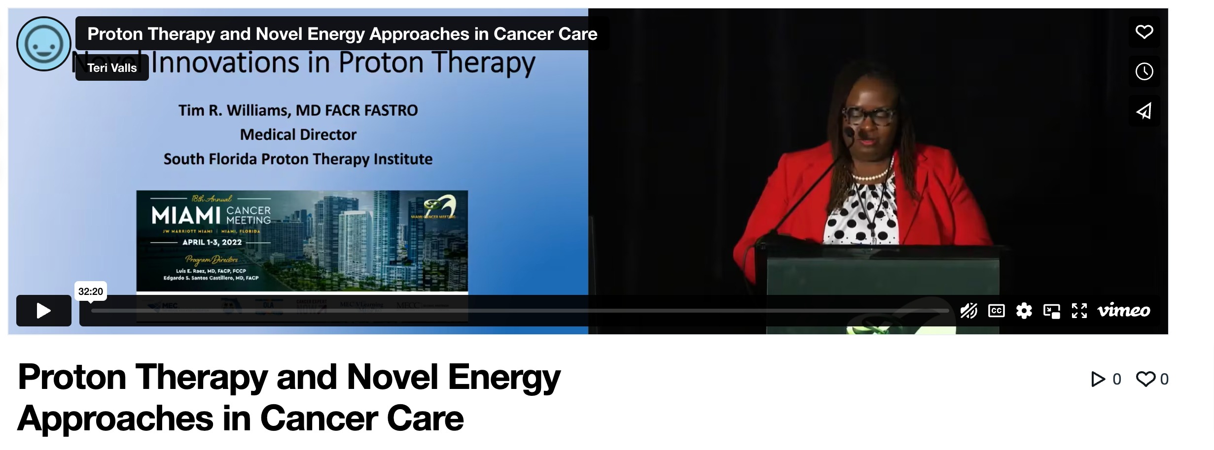 Proton Therapy and Novel Energy Approaches in Cancer Care