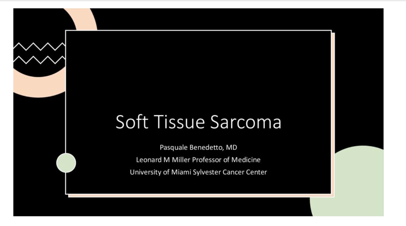 Systemic and Combined Therapy for Soft Tissue Sarcomas