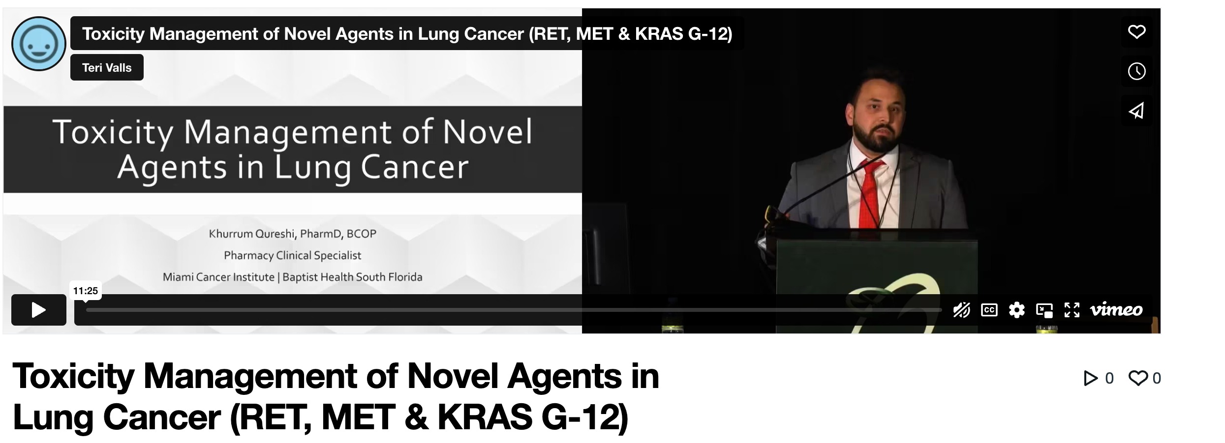 Toxicity Management of Novel Agents in Lung Cancer (RET, MET & KRAS G-12)