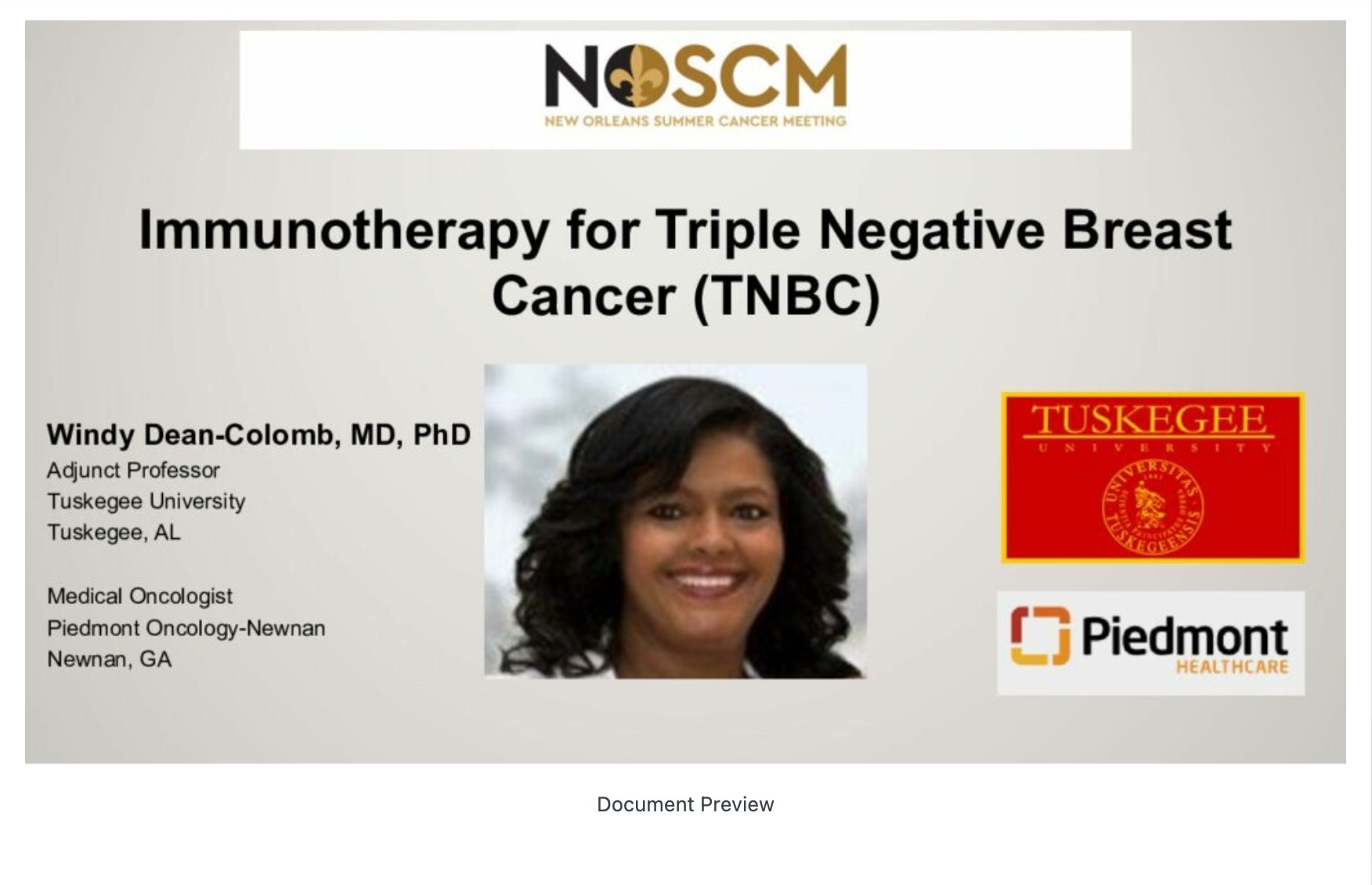 Immunotherapy for Triple Negative Breast Cancer