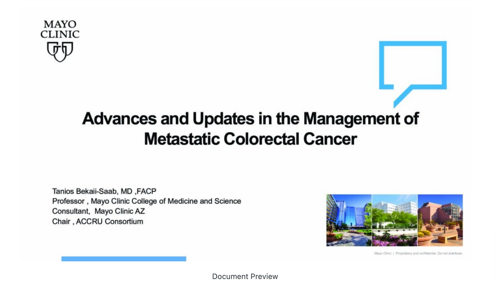 Metastatic Colon Cancer