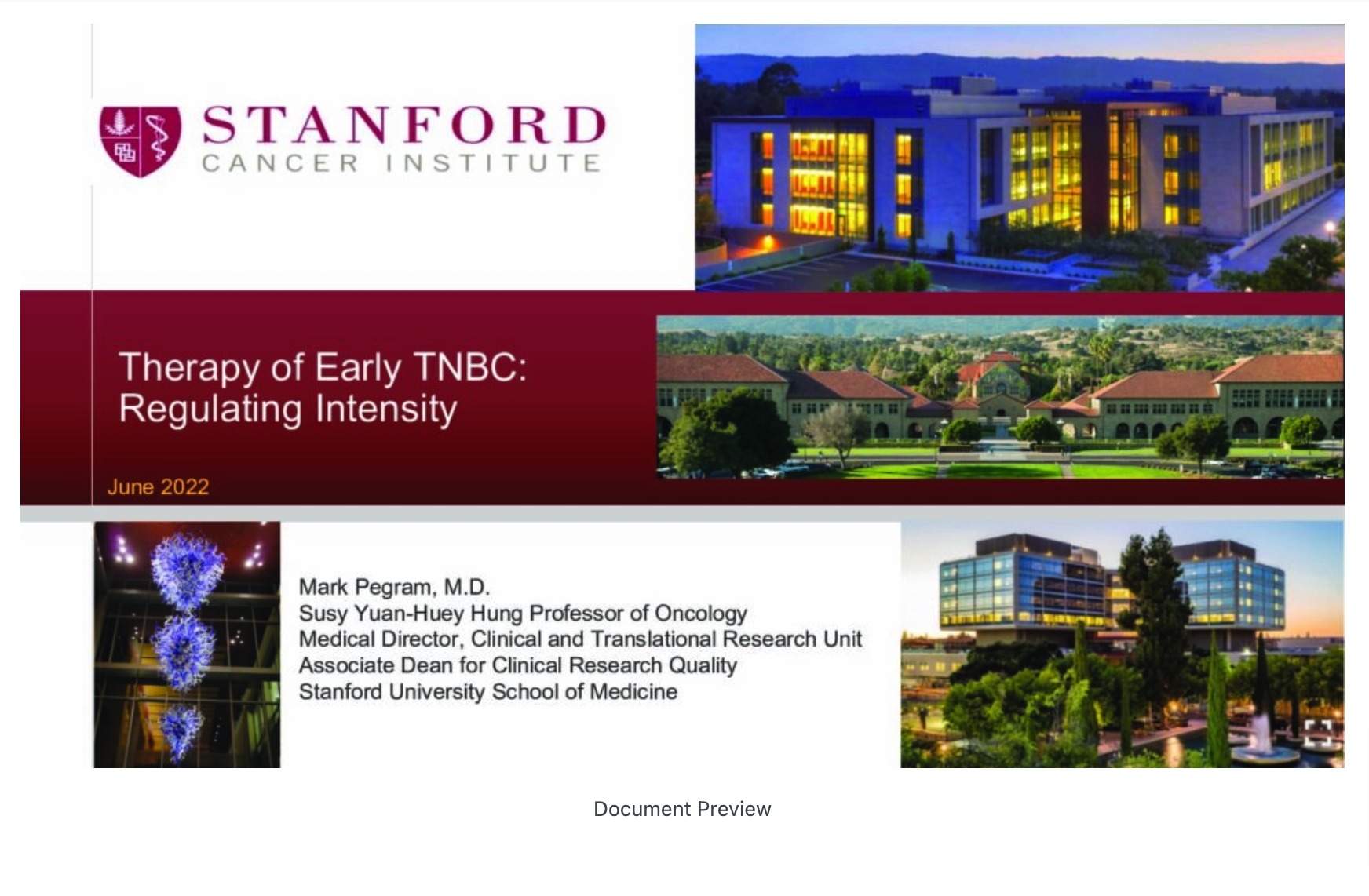 Sequencing Therapy in Early Stage TNBC: Reducing and Increasing the Intensity of Therapy