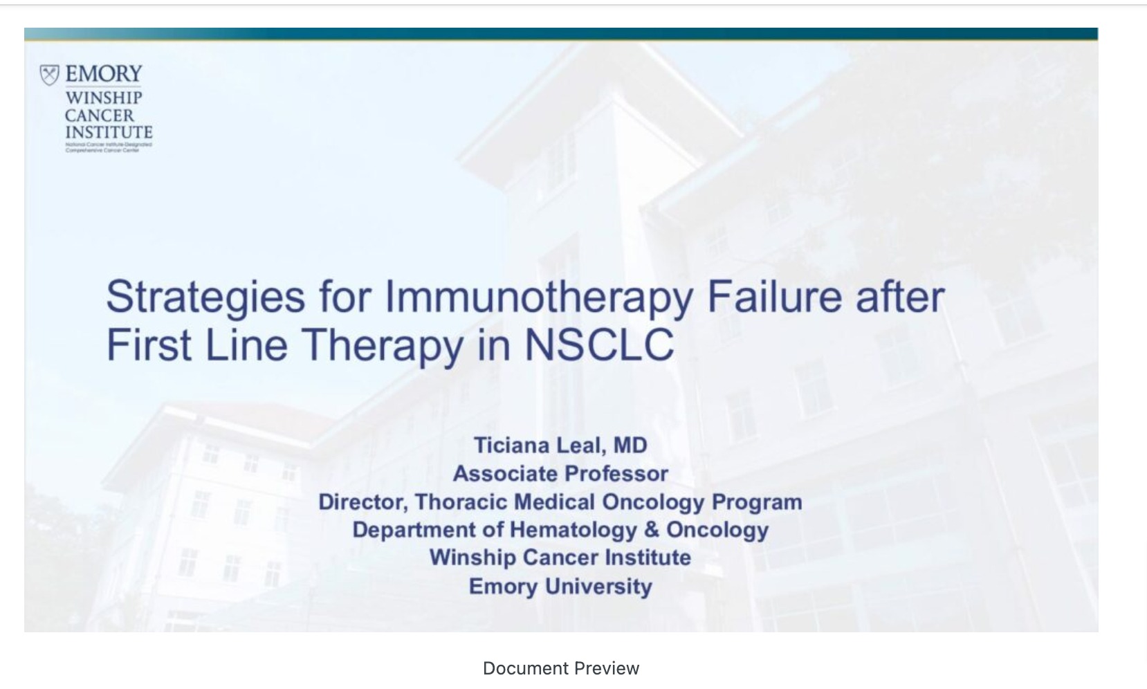 What After Immunotherapy Failure in First Line: Is There Hope?