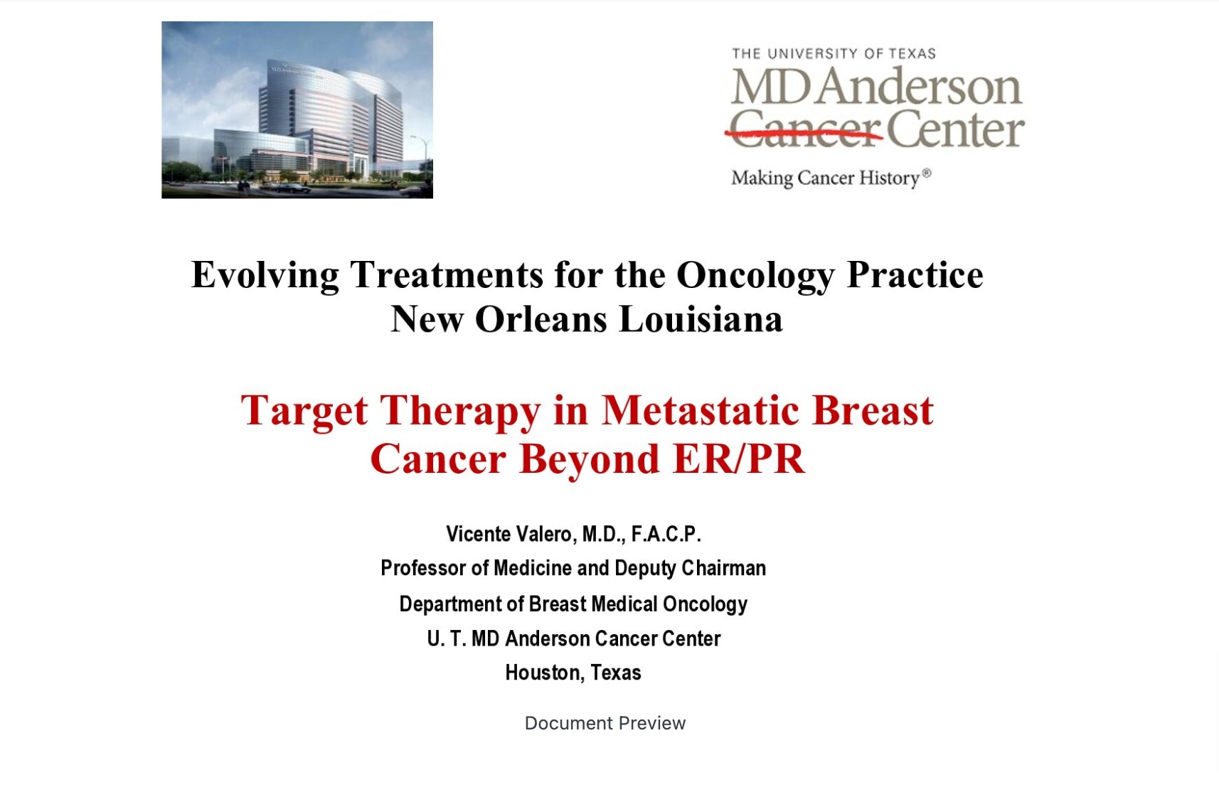 Targeted Therapy in Breast Cancer Beyond ER/PR