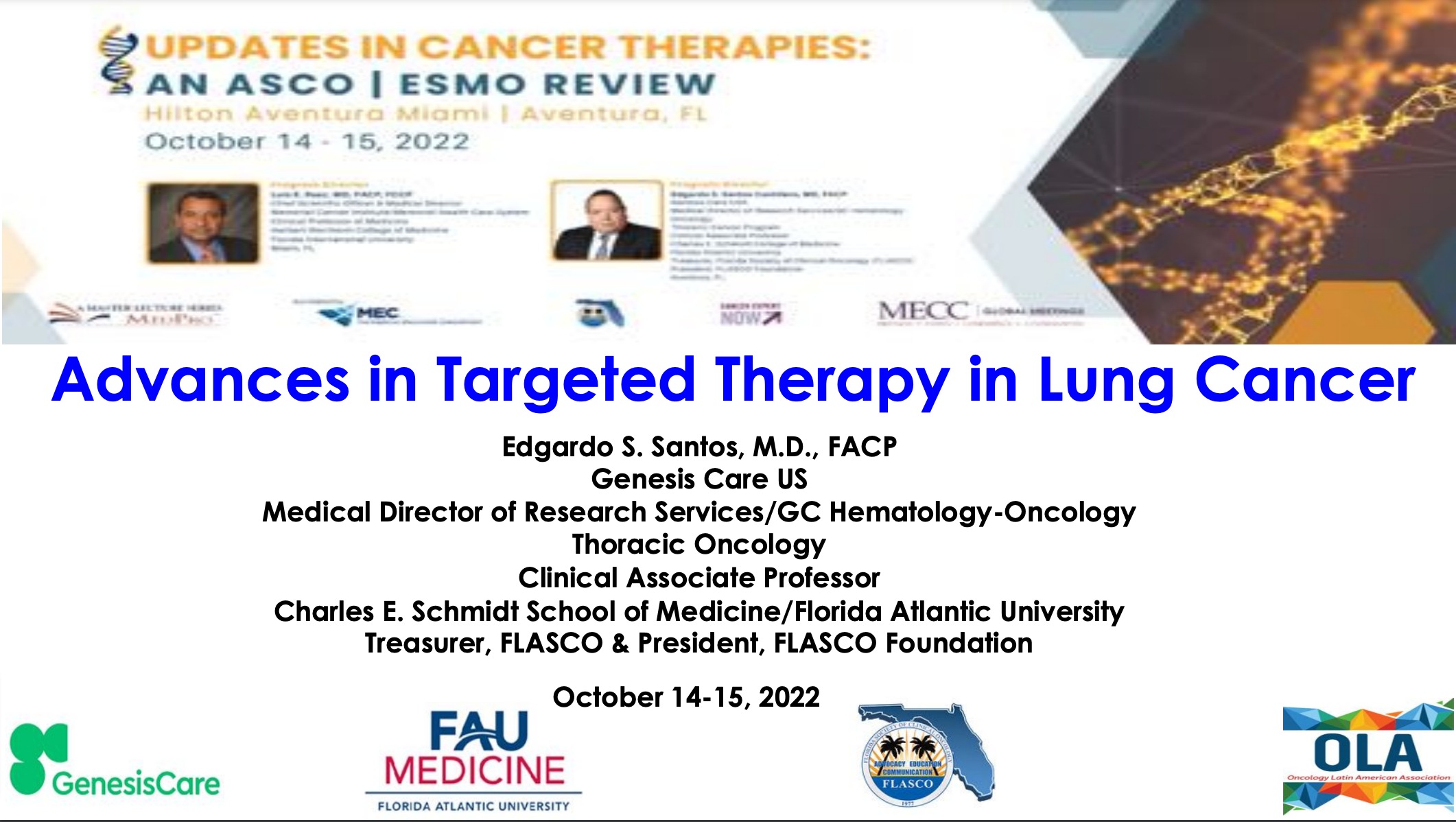 Advances in Targeted Therapy in Lung Cancer