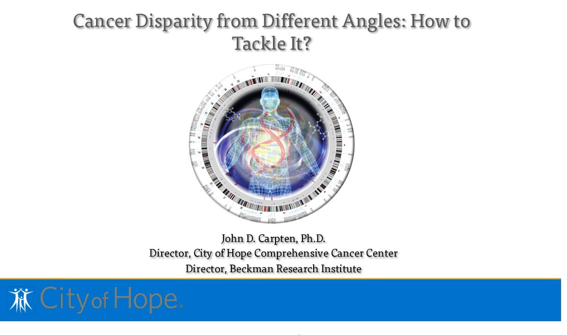 Cancer Disparity from Different Angles: How to Tackle It?