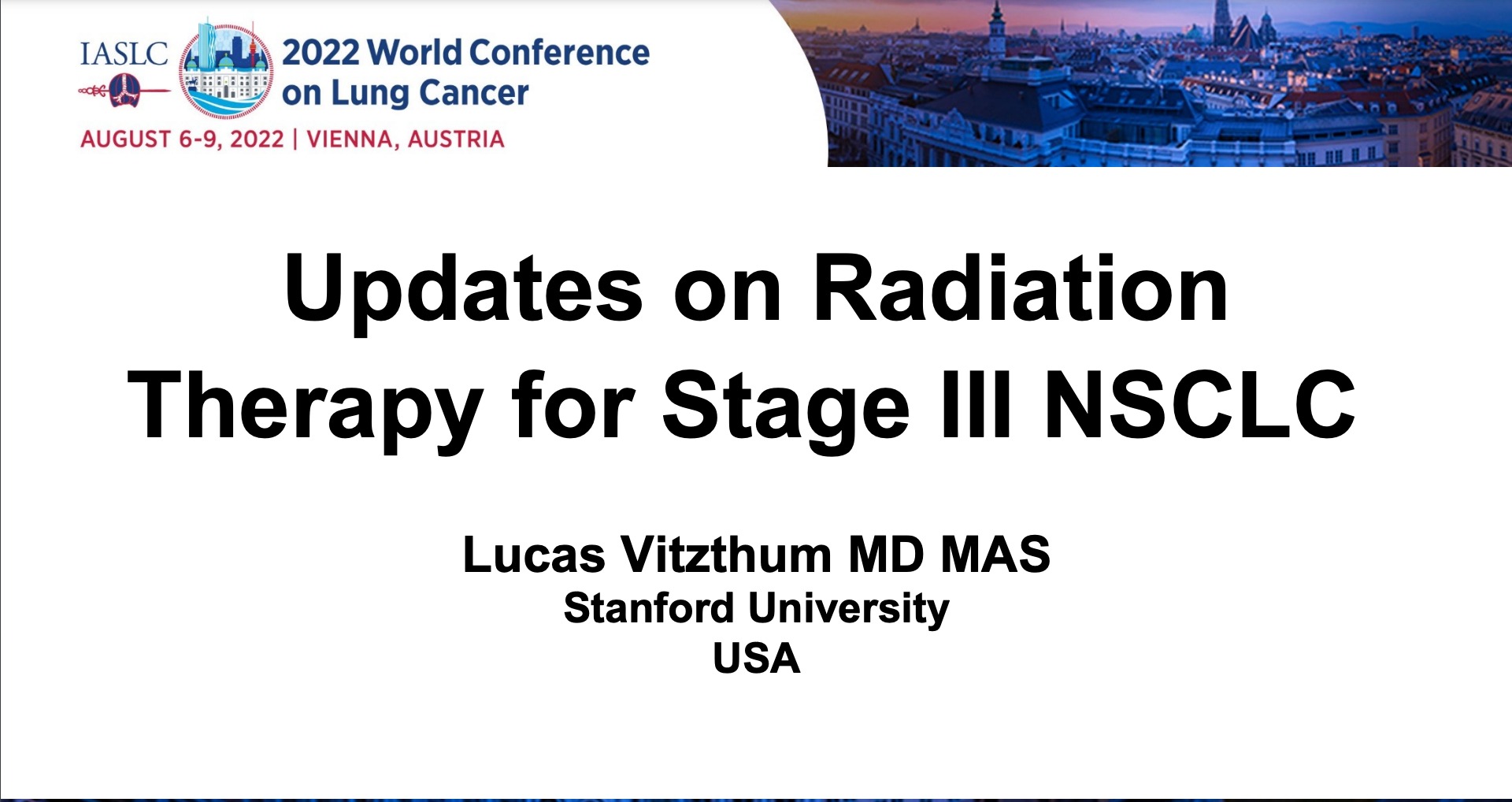 Locally Advanced NSCLC- Radiation Therapy