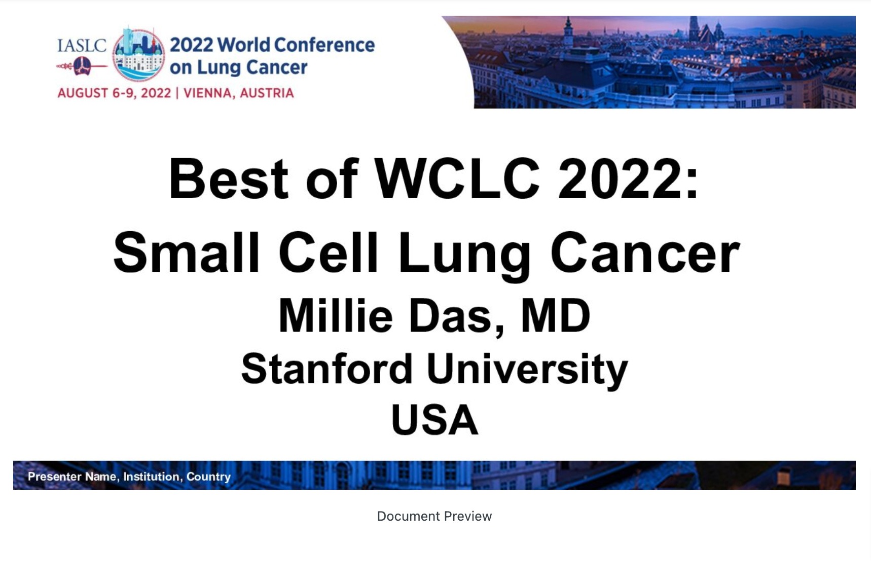 Small Cell Lung Cancer