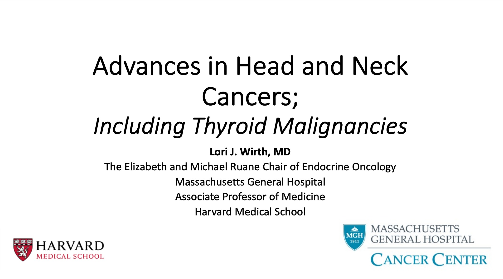 Advances in Head and Neck Cancers Including Thyroid malignancies