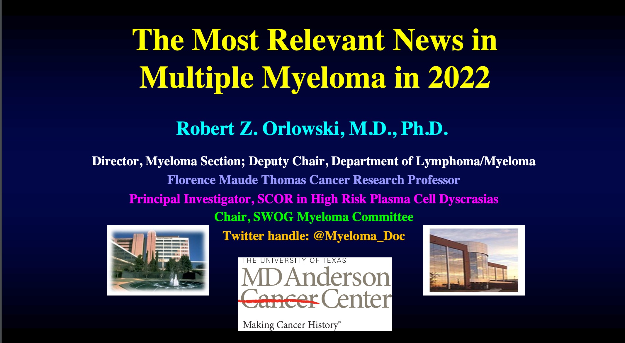 Most Relevant News in Multiple Myeloma in 2022