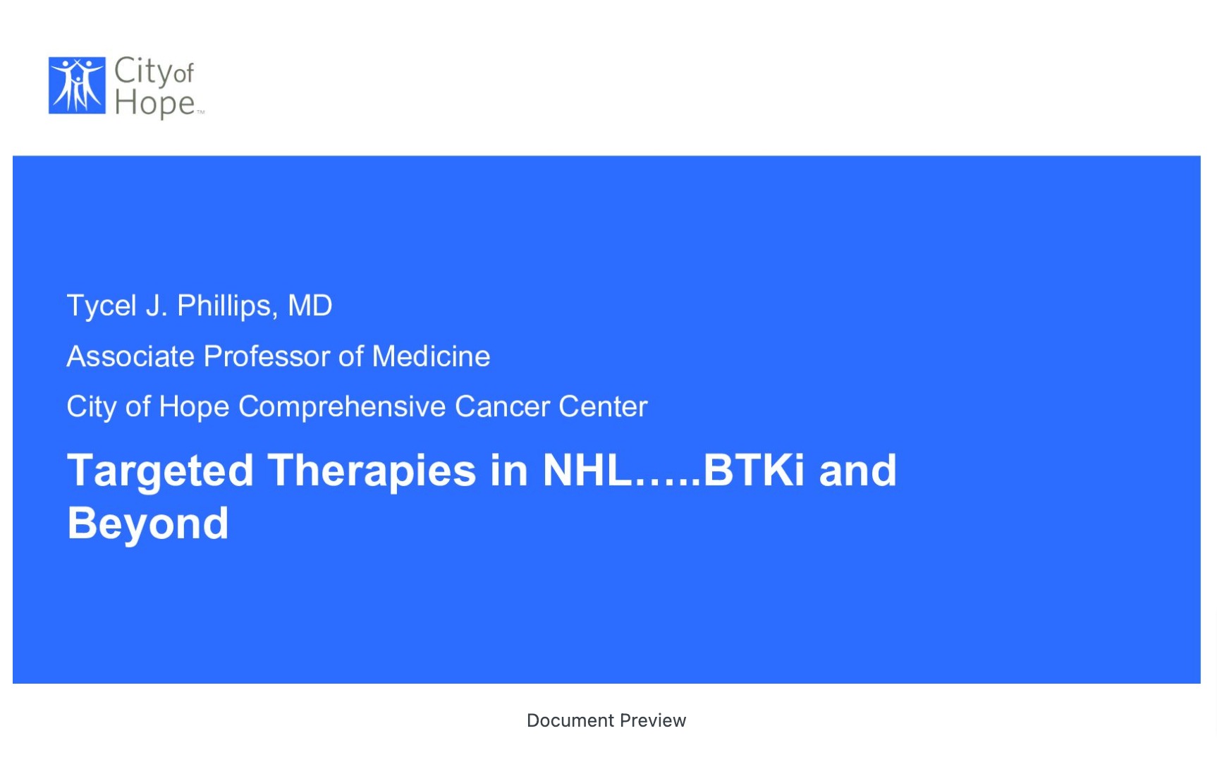 BTK inhibitors, BCL-2 Inhibitors and Novel Targets in Hematology