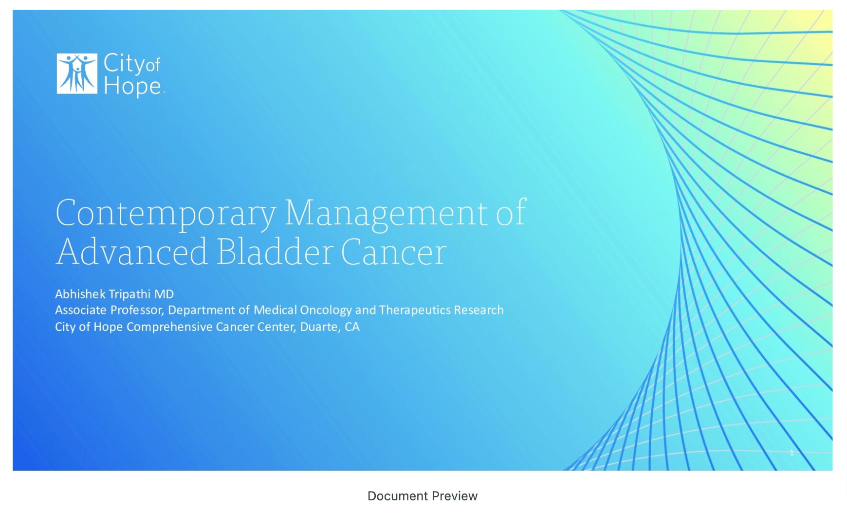 Contemporary Management of Urothelial Cancer