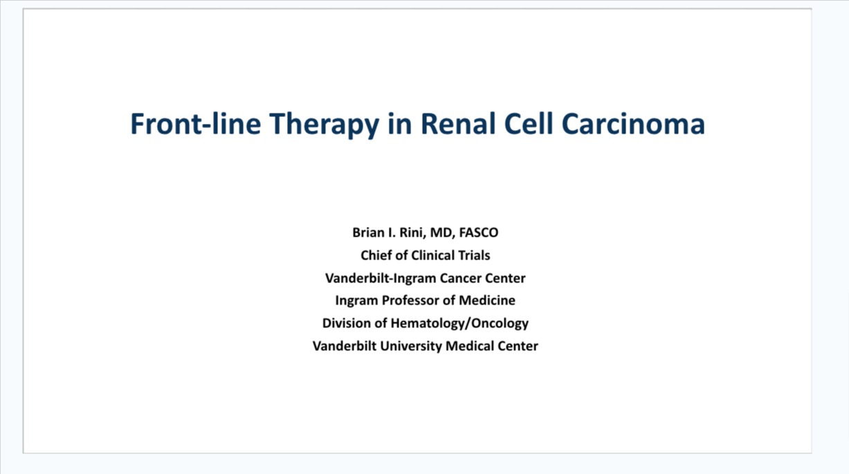 How I Treat Metastatic Renal Cell Cancer in 2023