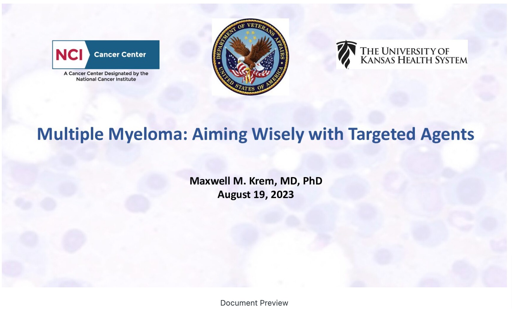 Multiple Myeloma Updates 2023