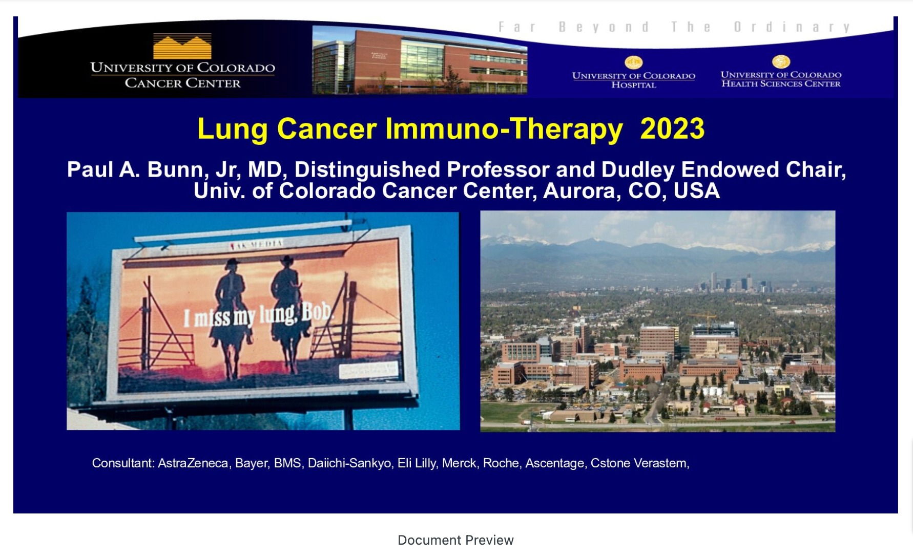 Early-Stage / Locally Advanced Lung Cancer