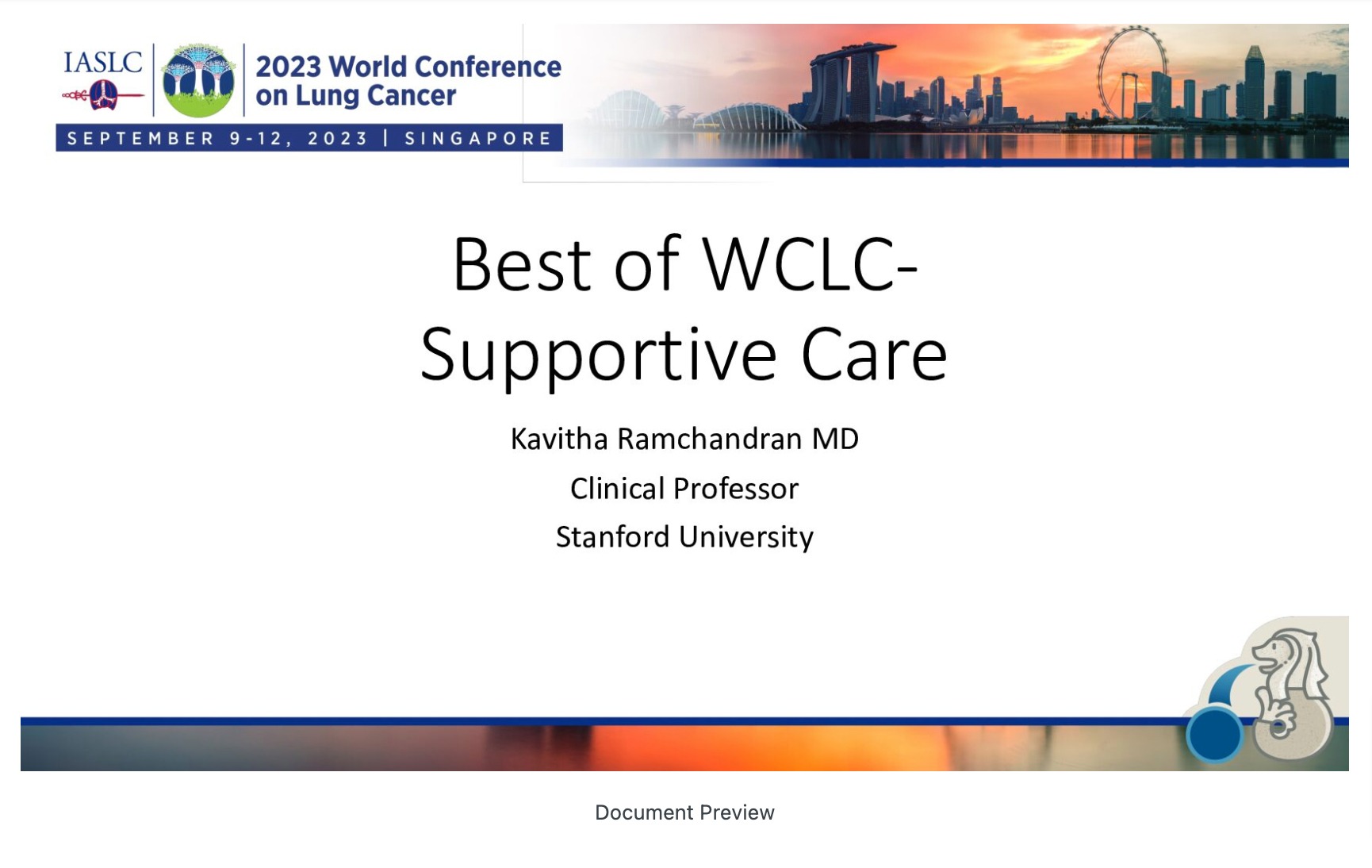 Palliative Care Approaches in Lung Cancer