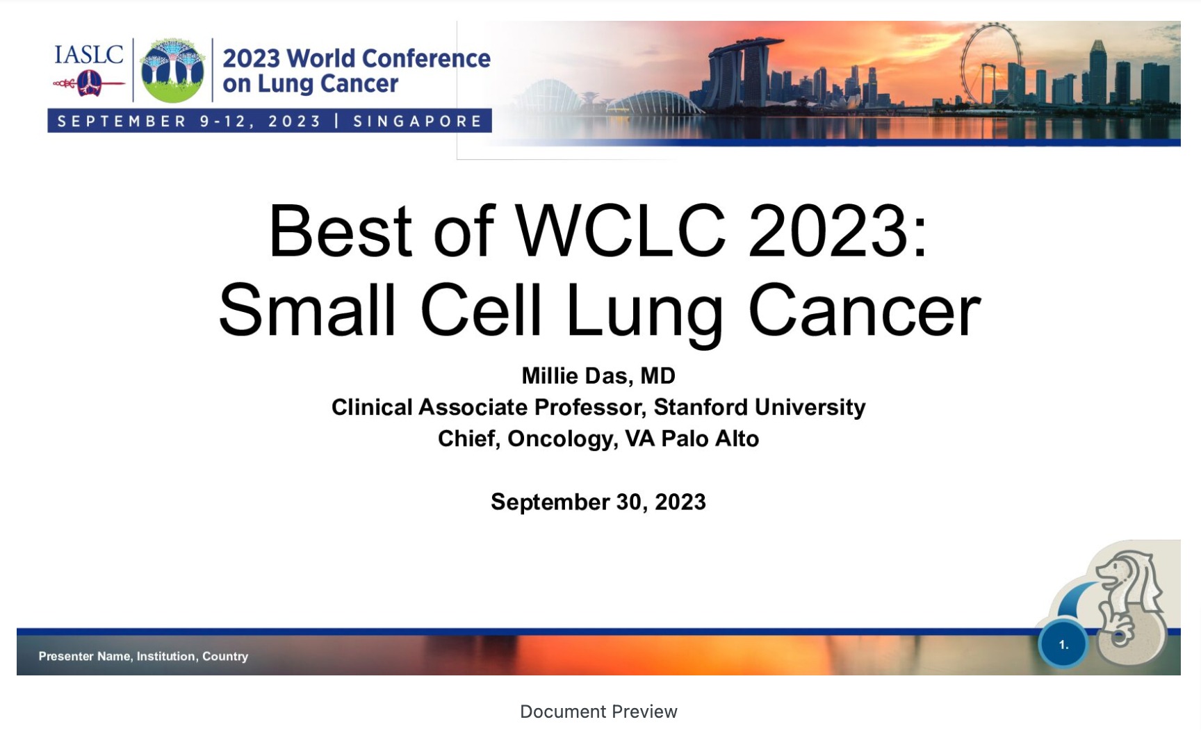 Small Cell Lung Cancer