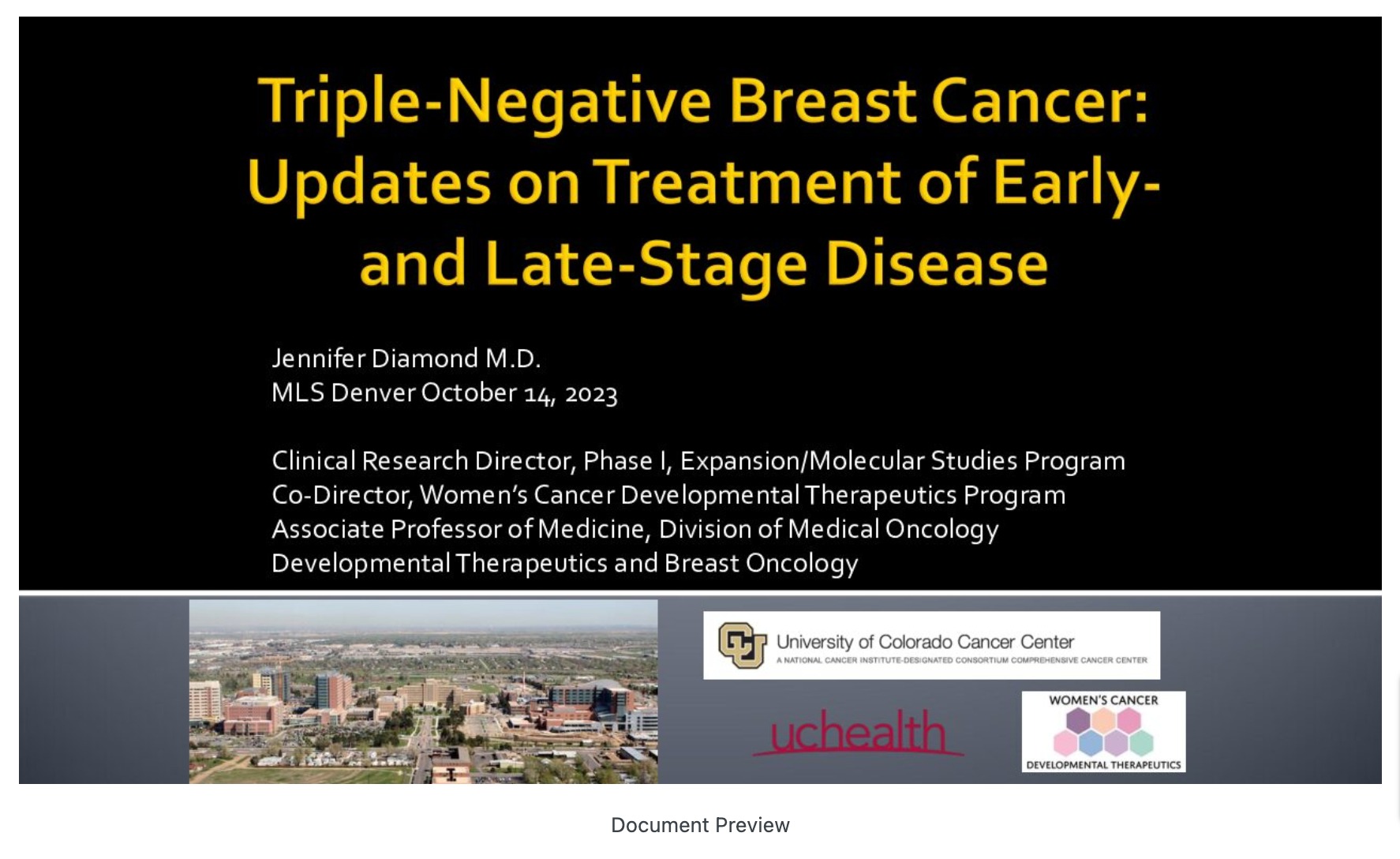 Triple Negative Breast Cancer