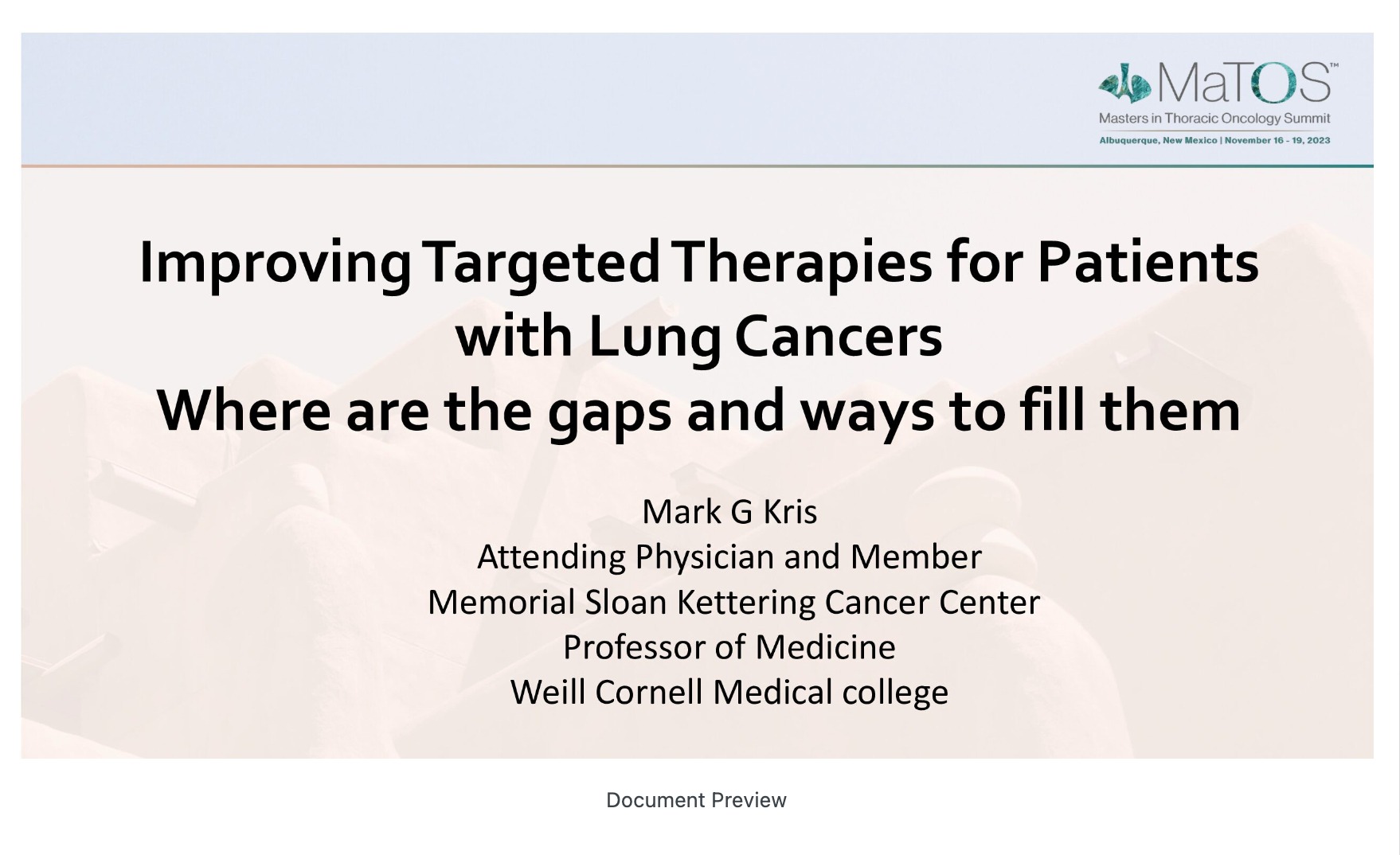 How to Improve Targeted Therapy in NSCLC? Where are the Major Gaps?