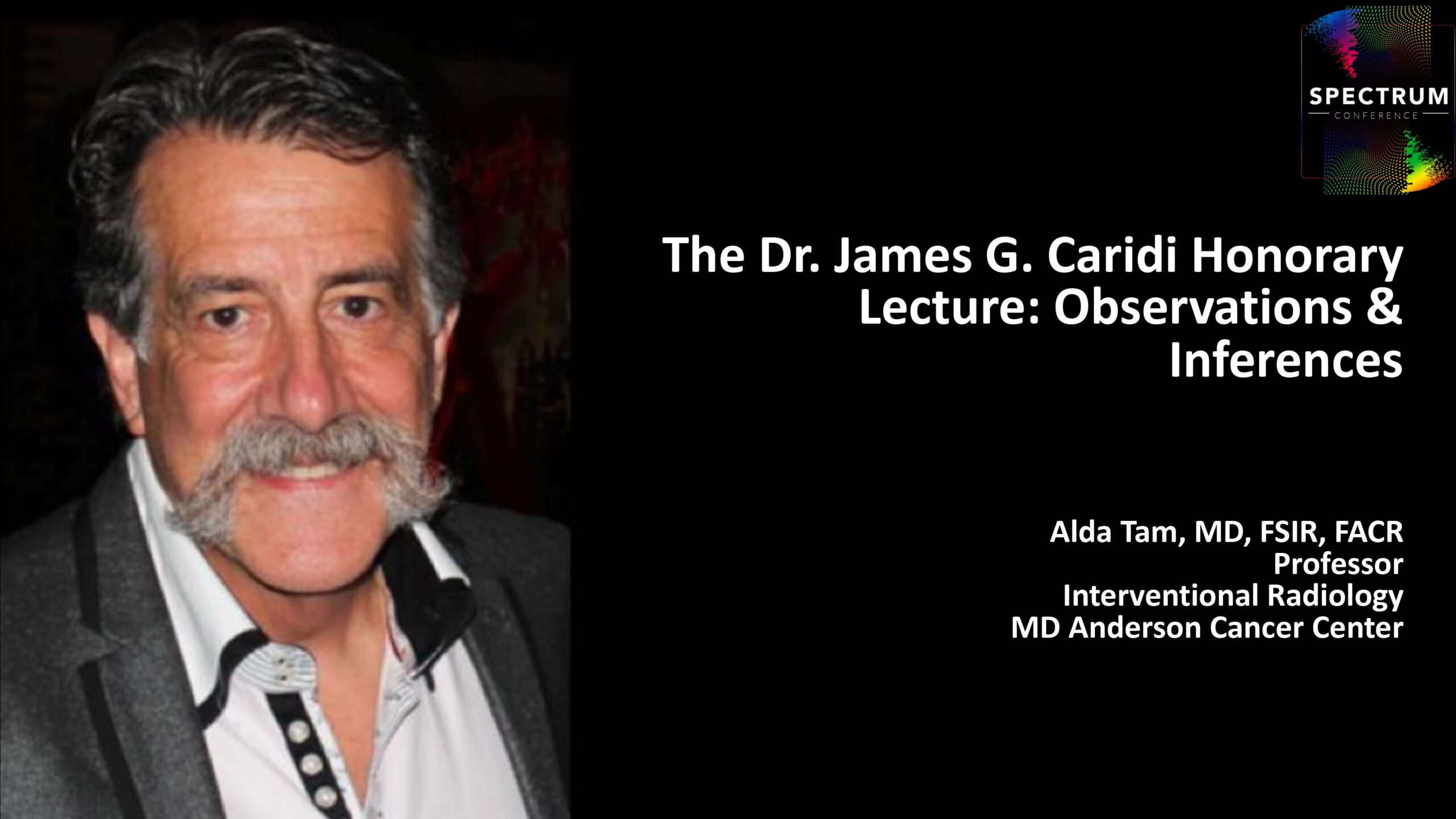 3rd Annual James G. Caridi Lecture