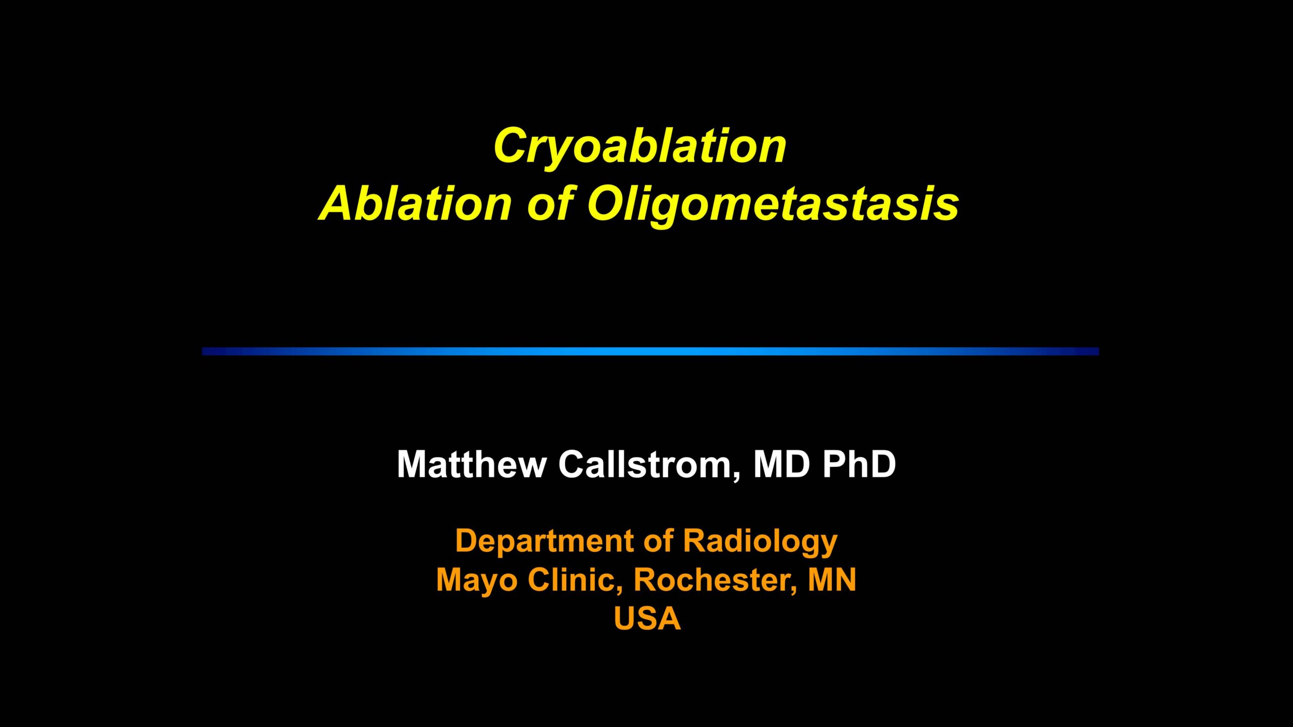 Ablation in Oligometastasis