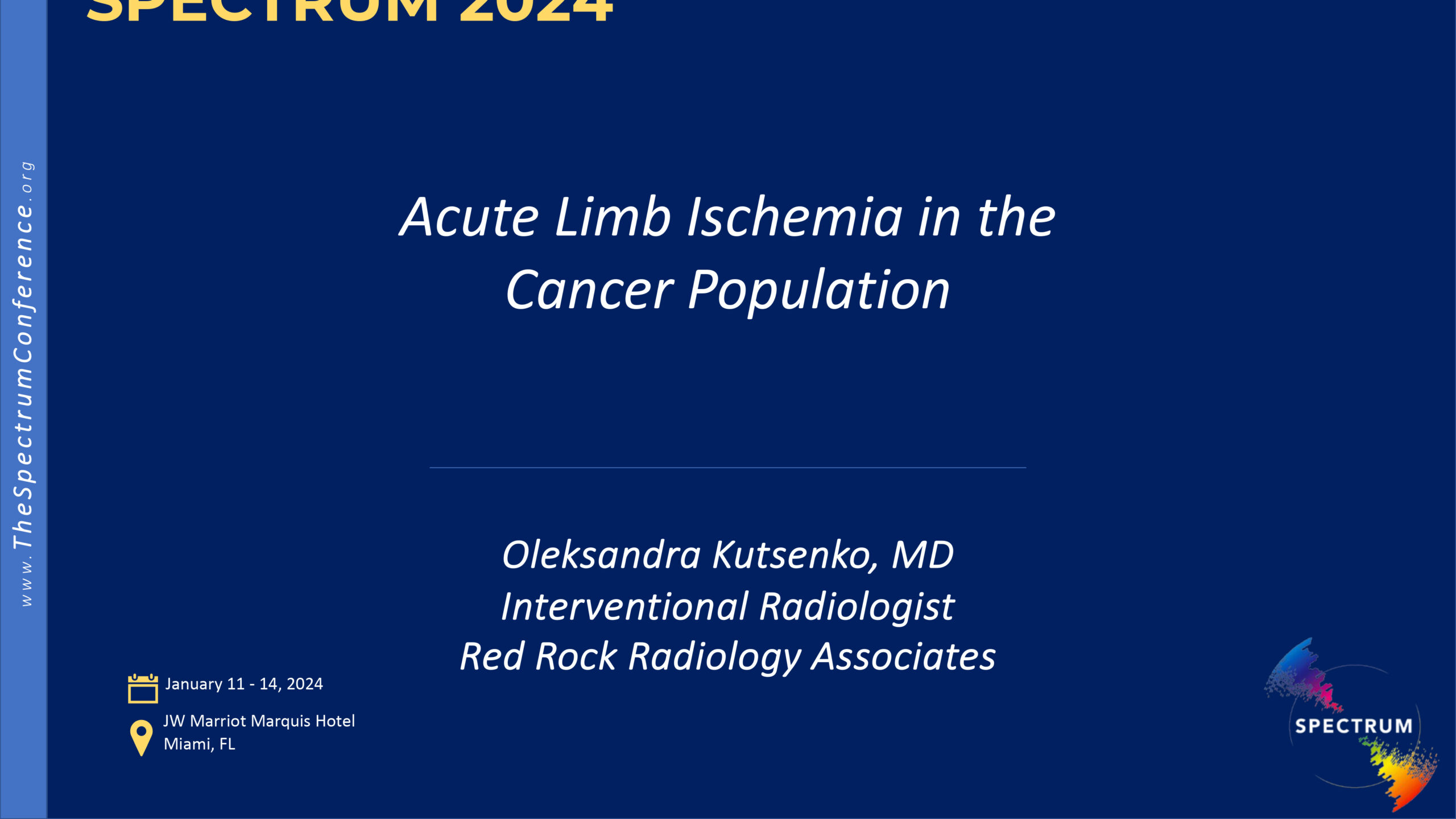 Acute Limb Ischemia in the cancer population