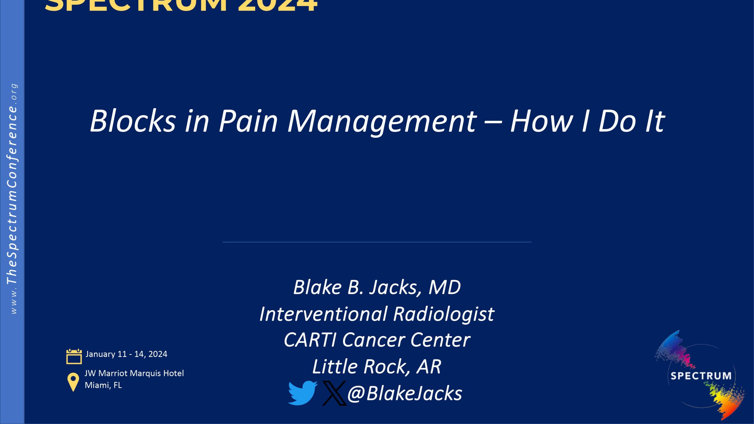 Blocks in Pain Management – How I Do It