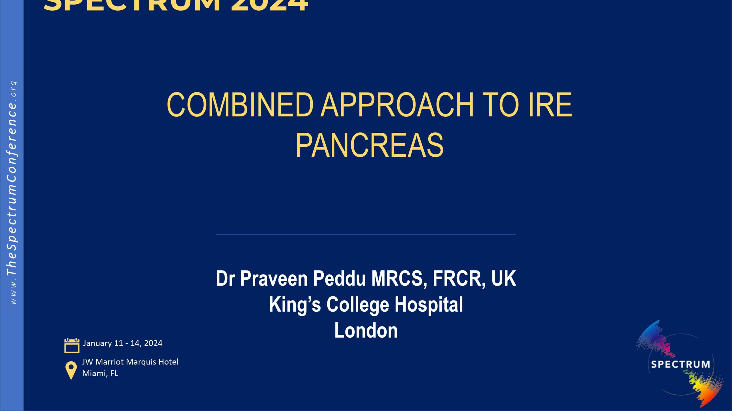 Combined Approach to IRE Pancreas