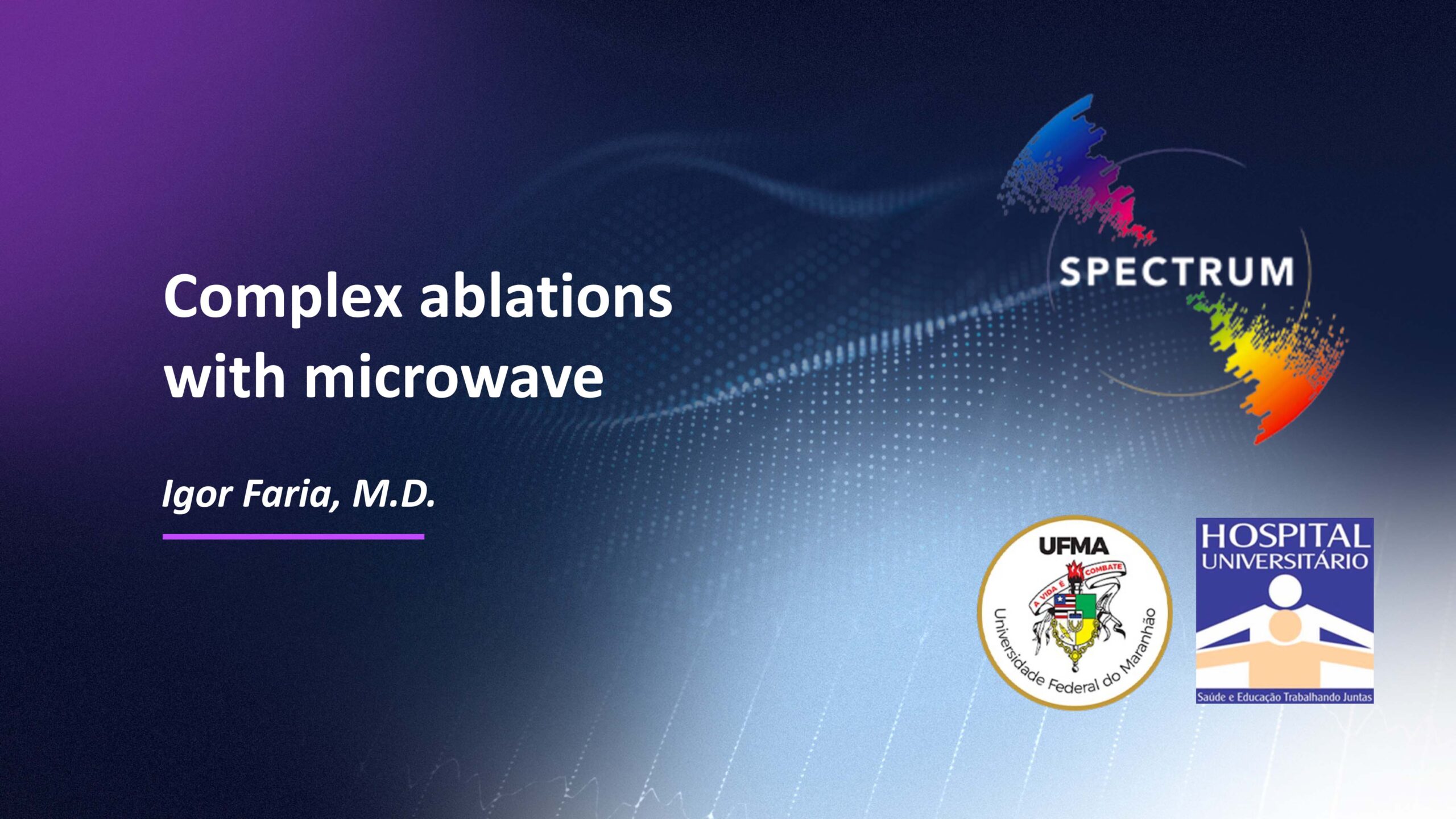 Complex ablations with microwave