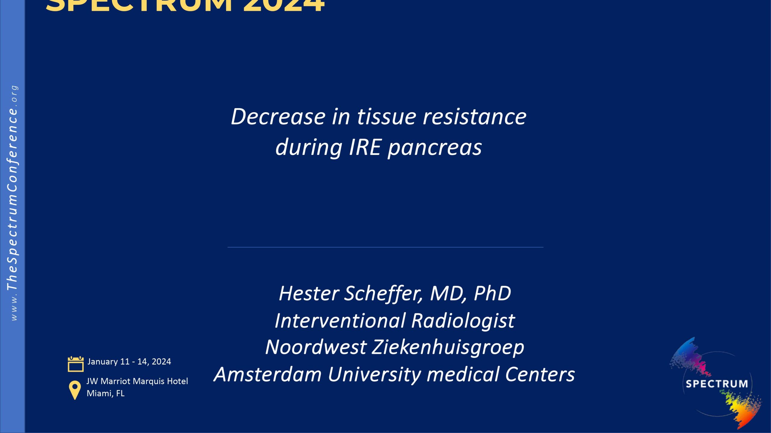 Decrease in tissue resistance during IRE Pancreas